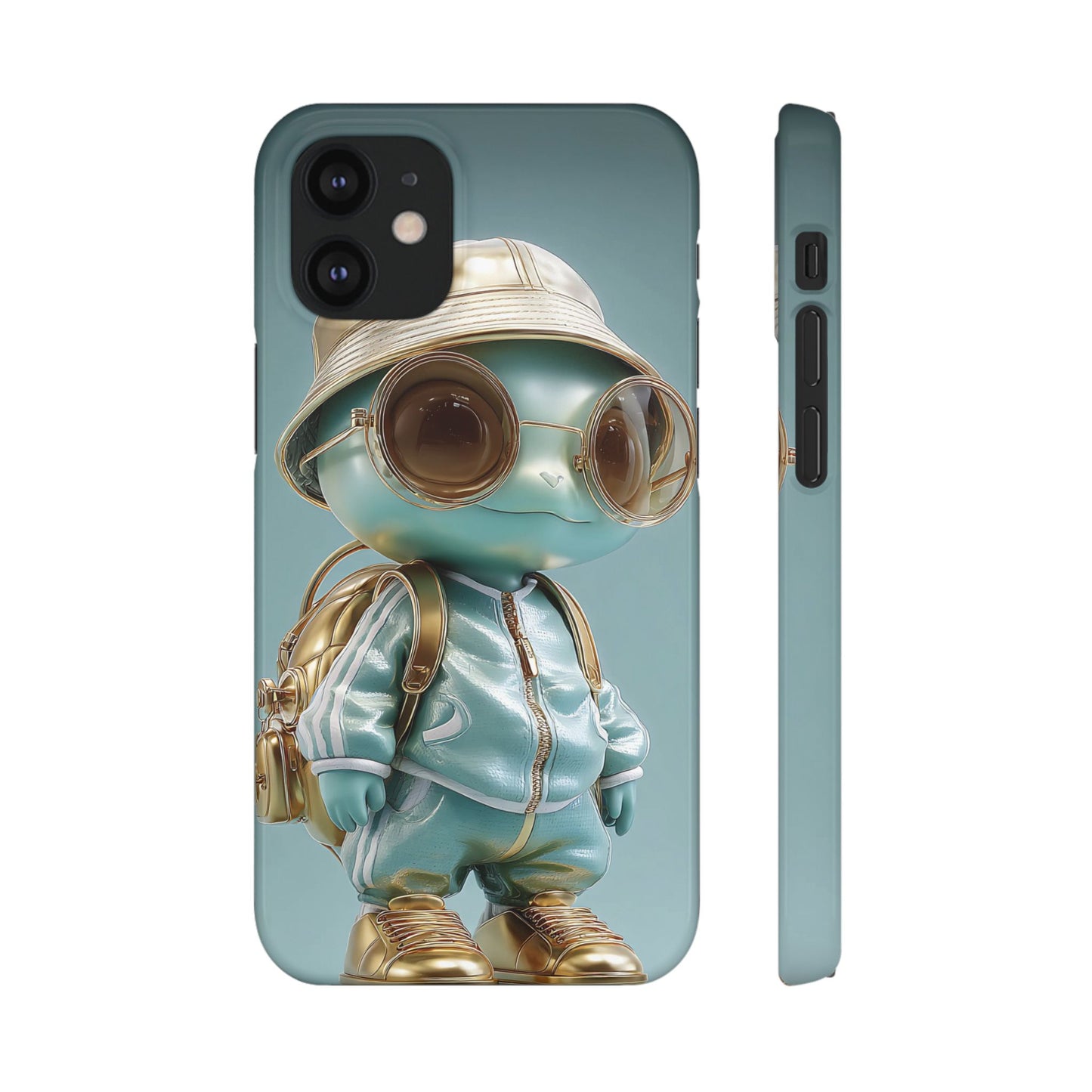 Trendy Character Snap Case for Phone, Cute Phone Cover, Gift for Kids, Cartoon Style Gadget Accessory, Fun Phone Protection