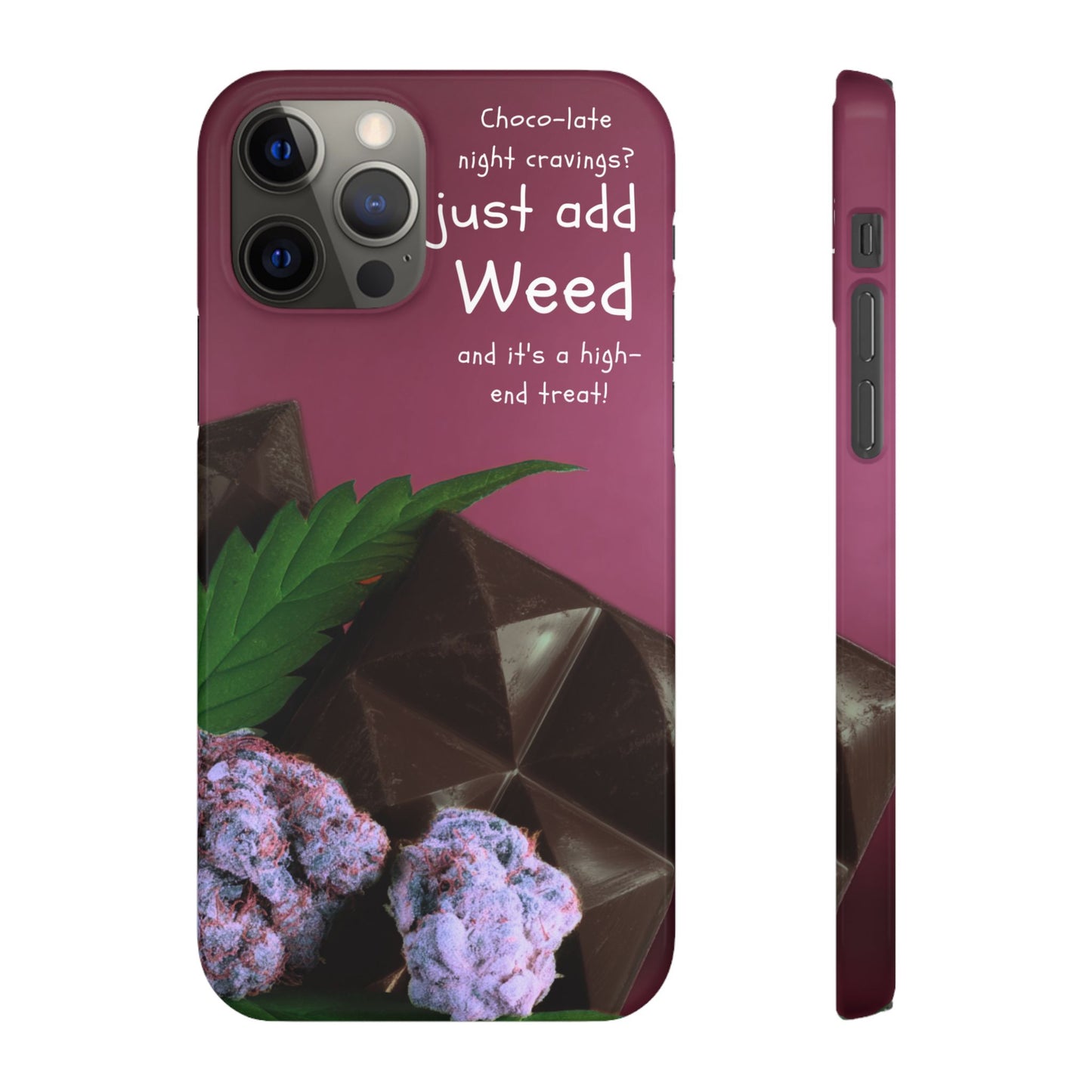 High-End Treat Snap Cases for Weed Enthusiasts Iphone and Samsung Phone Cover