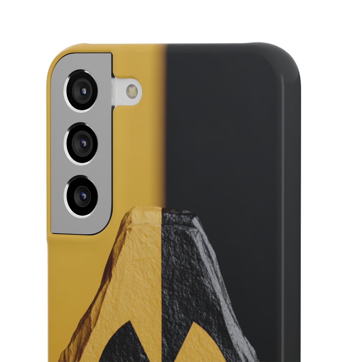 Bold Graphic Snap Case, Radiation Symbol Phone Cover, Trendy Phone Accessory, Unique Gift for Tech Lovers, Stylish Mobile Case