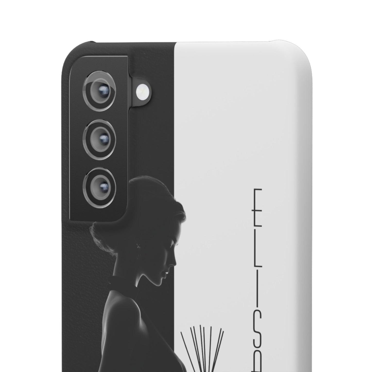 Custom Black and White Snap Case for Women Phone Cover for iPhone and Samsung