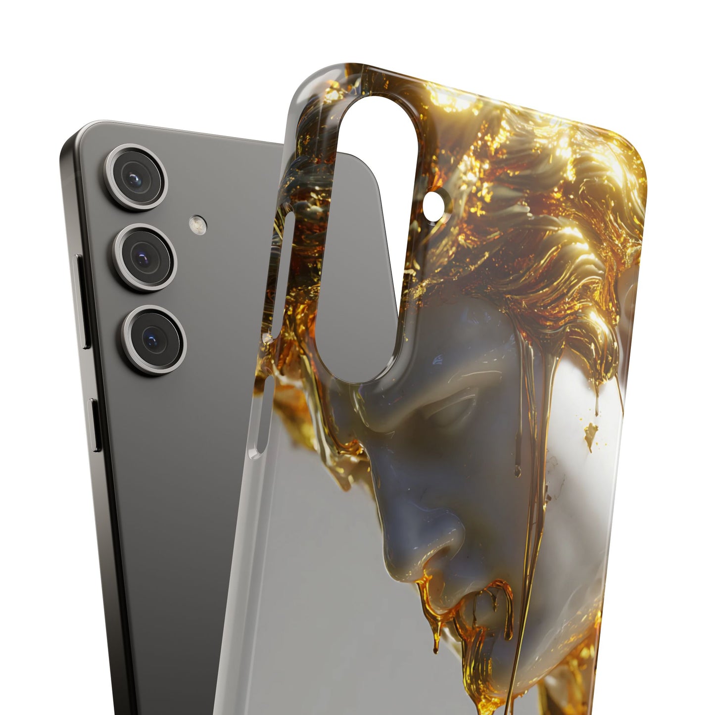 Gold Goddess Art Snap Case, Artistic Phone Cover, Unique Phone Accessory, Gift for Art Lovers, Stylish Protection