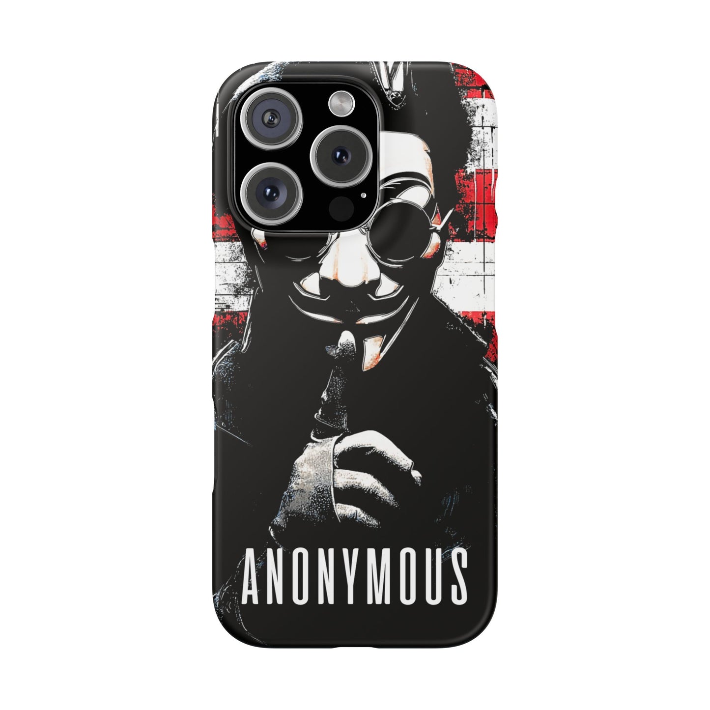 Anonimous & Guy Fawkes Art Snap Case and Protective Phone Cover For iPhone and Samsung