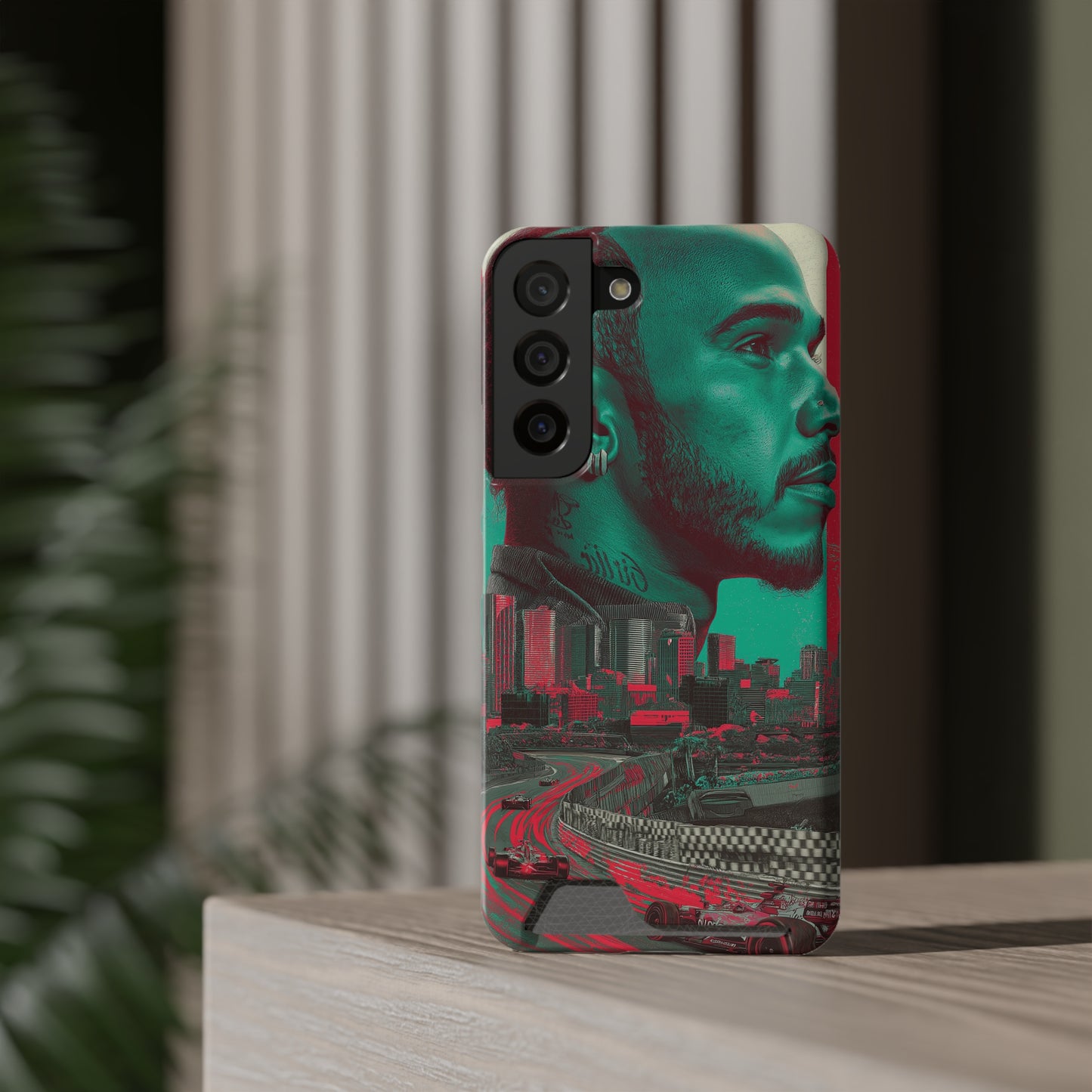 Racing Phone Case, Card Holder Case, Sports Phone Cover, Gift for Car Enthusiasts, Personalized Cell Phone Protector