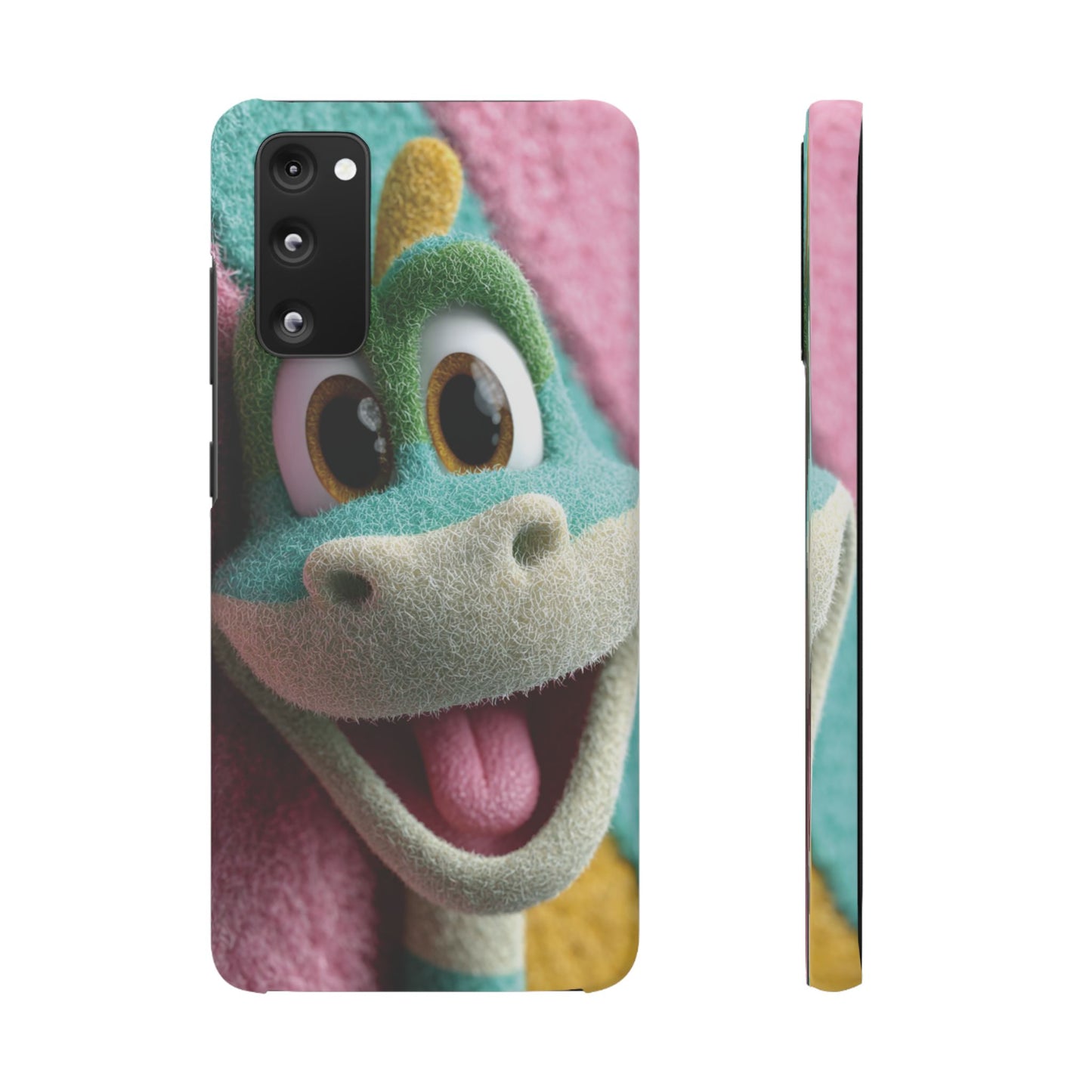 Fun Dino Snap Case for Kids | Cute Phone Cover | Colorful Mobile Accessory | Birthday Gift | Child's Tech Style