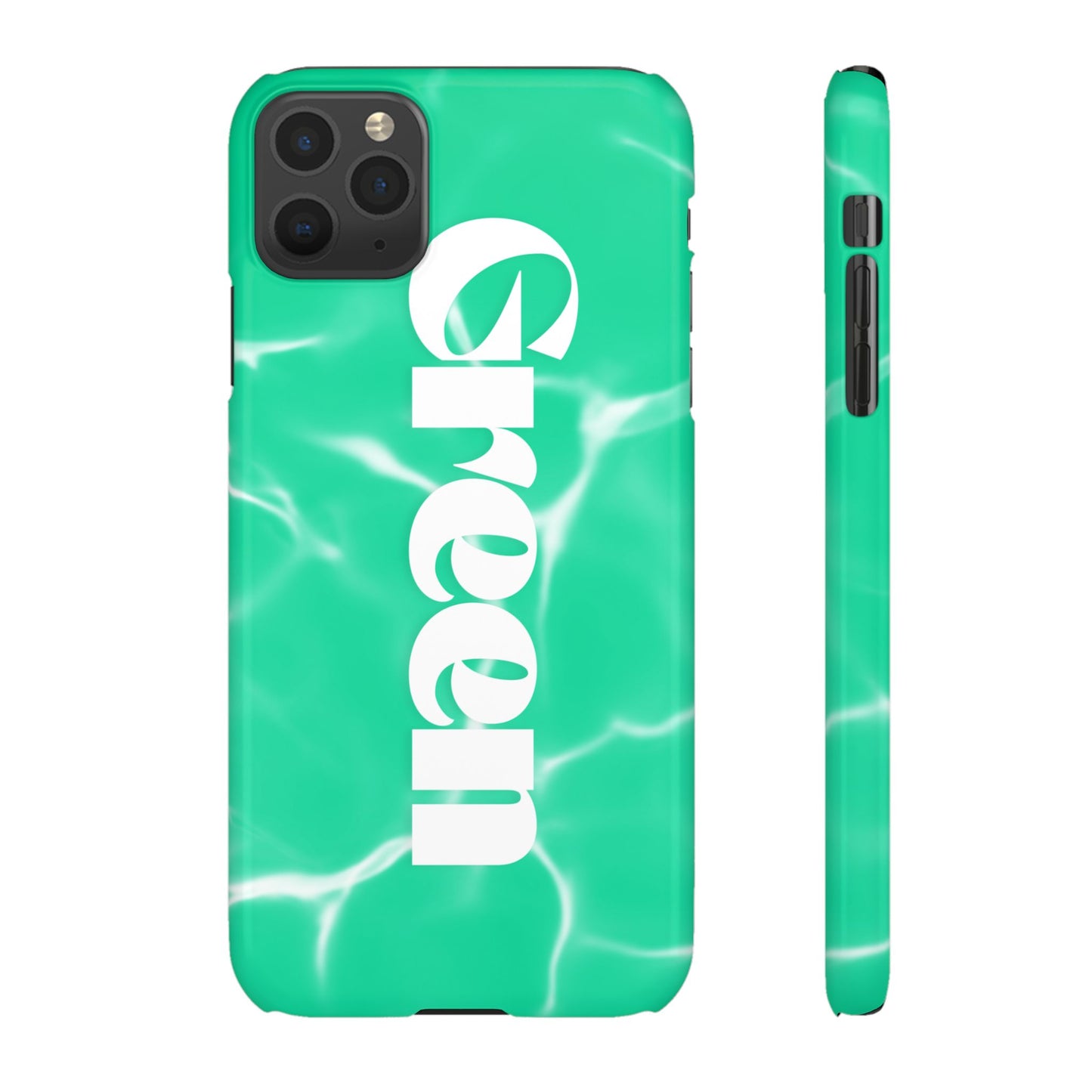 Aqua Pool Vibe Snap Case, Tropical Phone Cover, Summer Accessory, Trendy Gift for Friends, Beach Lover's Essential