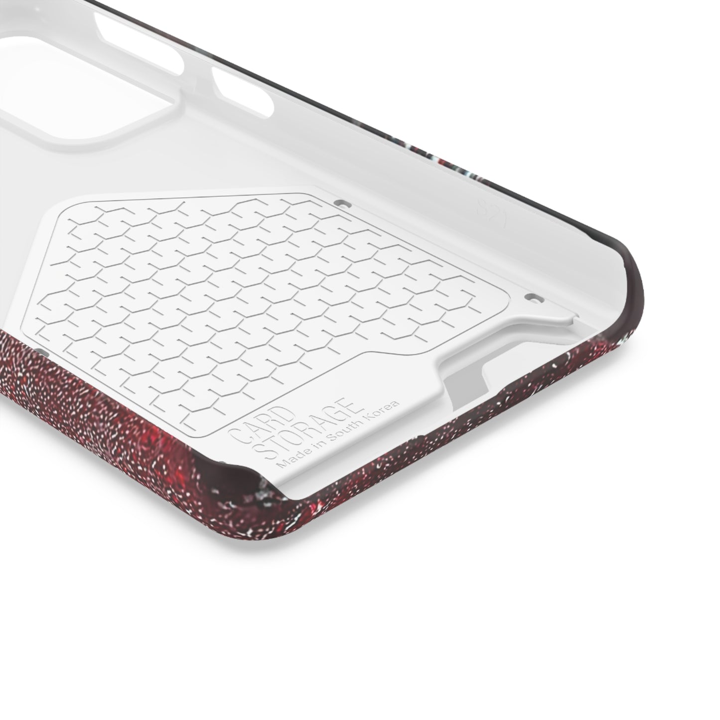 Pomegranate Phone Case with Card Holder, Durable Cover for Vegan Lovers, Fun Gift for Fruit Enthusiasts, Cute Accessory for Everyday Use