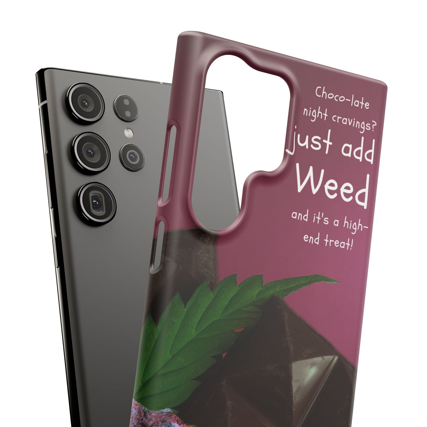 High-End Treat Snap Cases for Weed Enthusiasts Iphone and Samsung Phone Cover