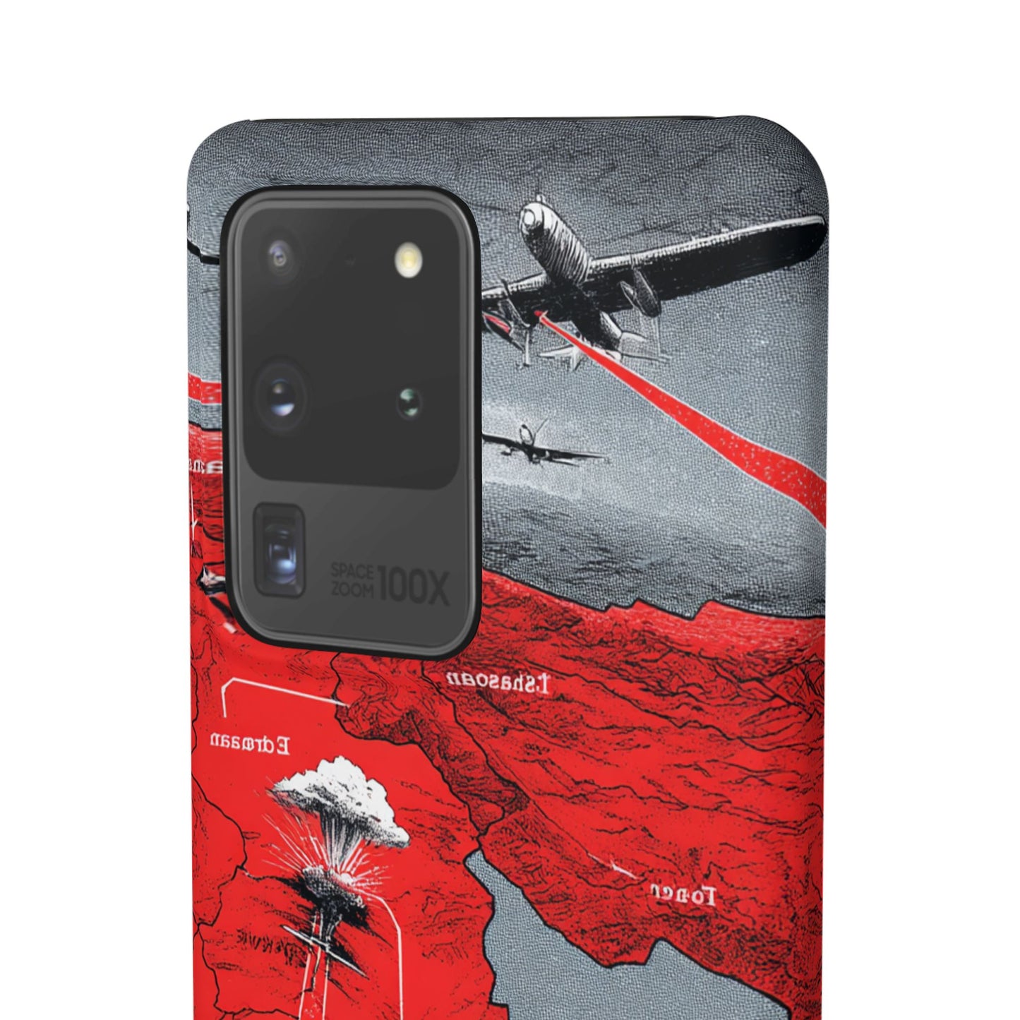 Bold Graphic Snap Case with Dramatic Design, Unique Phone Cover, Artistic Protection for iPhone, Trendy Gadget Gift, Edgy Tech Accessory