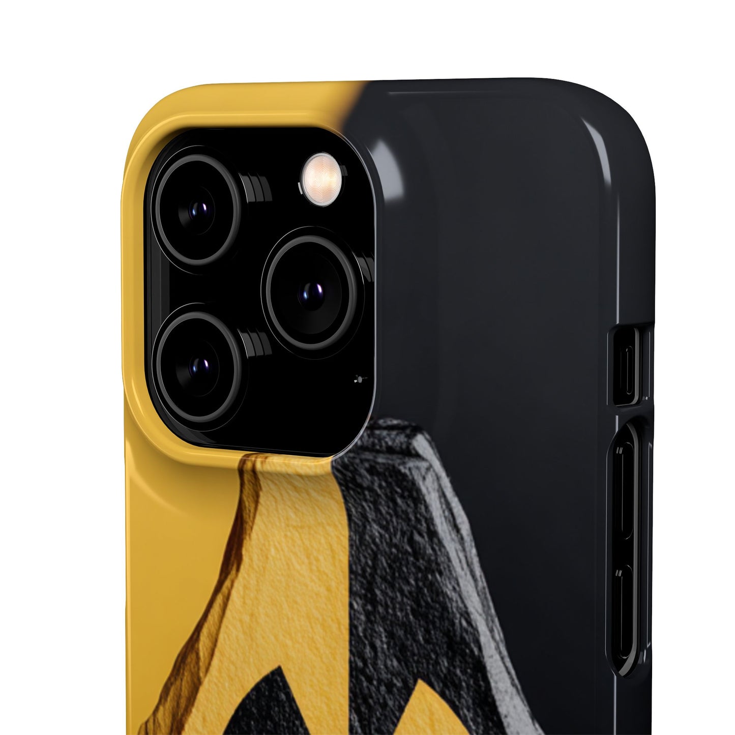 Bold Graphic Snap Case, Radiation Symbol Phone Cover, Trendy Phone Accessory, Unique Gift for Tech Lovers, Stylish Mobile Case