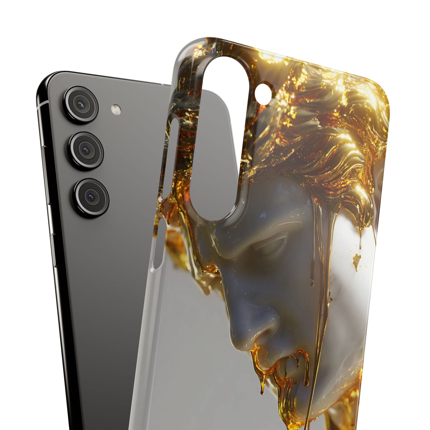 Gold Goddess Art Snap Case, Artistic Phone Cover, Unique Phone Accessory, Gift for Art Lovers, Stylish Protection