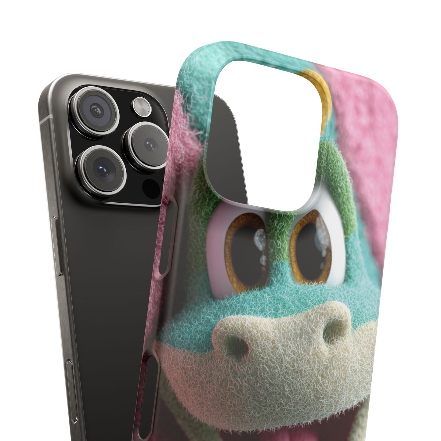Fun Dino Snap Case for Kids | Cute Phone Cover | Colorful Mobile Accessory | Birthday Gift | Child's Tech Style