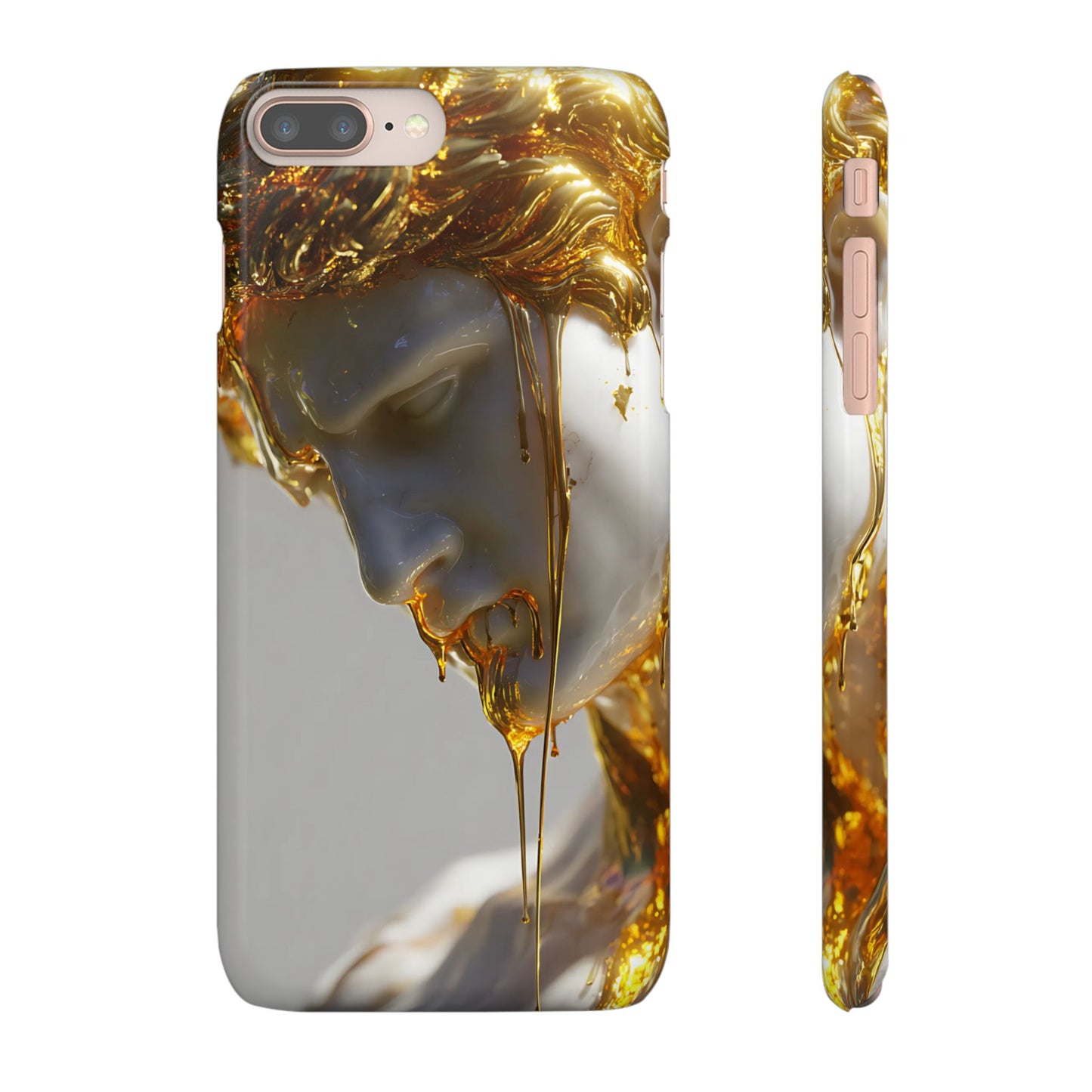 Gold Goddess Art Snap Case, Artistic Phone Cover, Unique Phone Accessory, Gift for Art Lovers, Stylish Protection