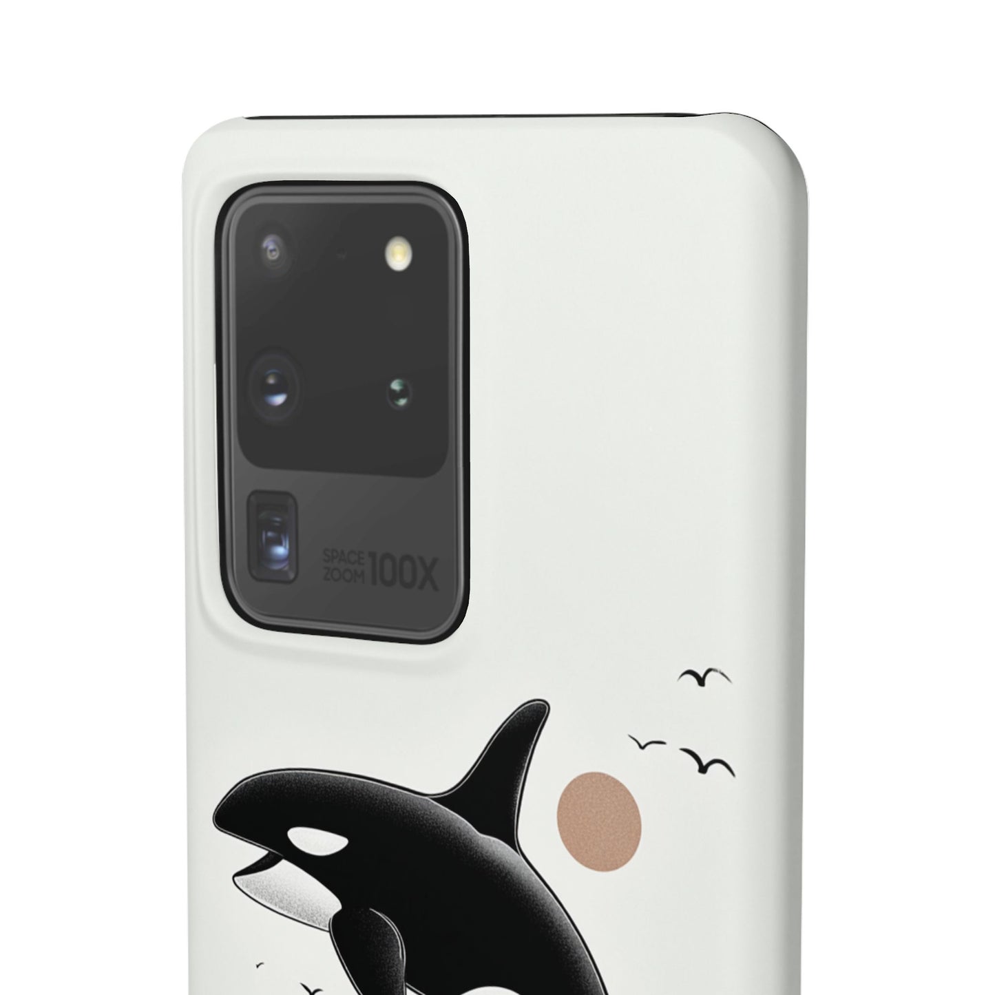 Whale Splash Phone Case | Ocean Lover Gift, Marine Art, Snap Cases, Cute Whale Design, Custom Phone Accessories