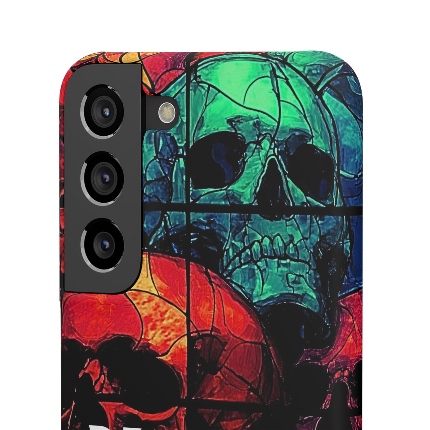 Halloween Custom Requiem Skull Snap Case Phone Cover for iPhone and Samsung