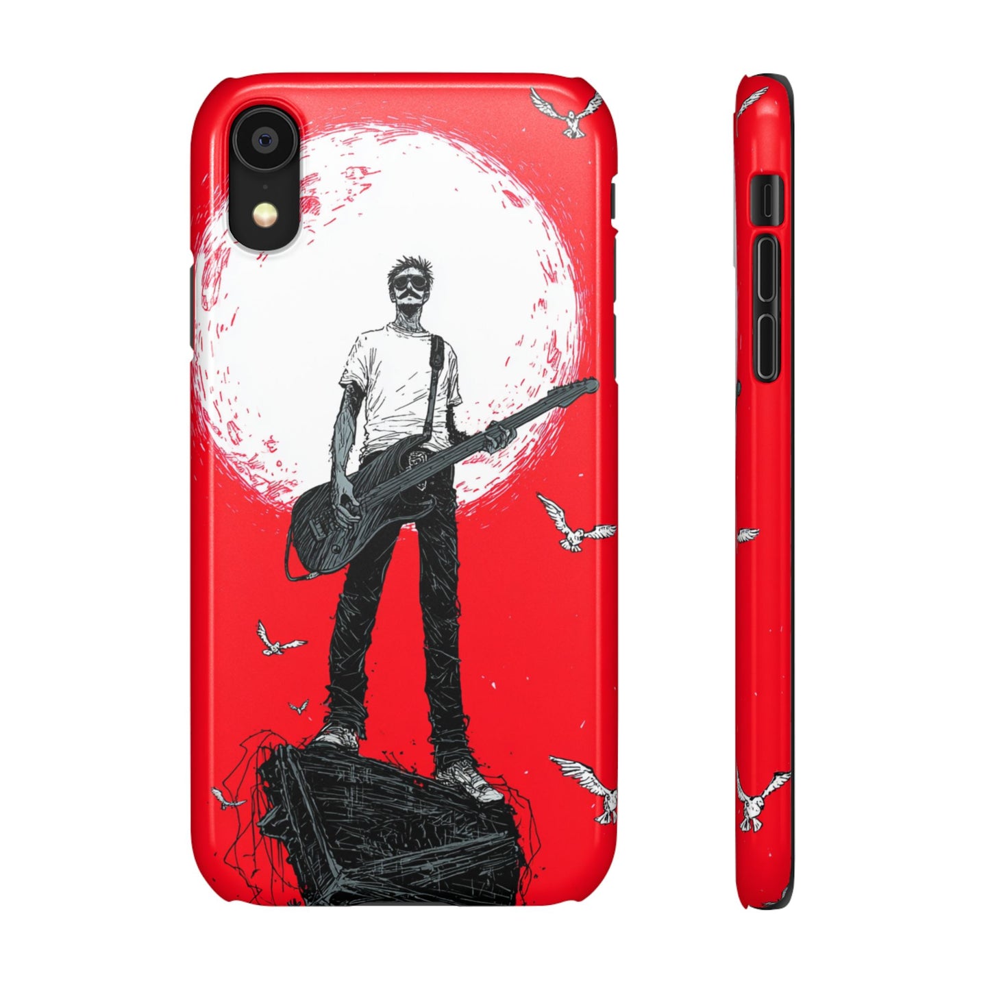 Rock & Roll Snap Cases - Music Lover's Phone Protection, Edgy Art, Gift for Guitarists, Cool Accessory for Teens