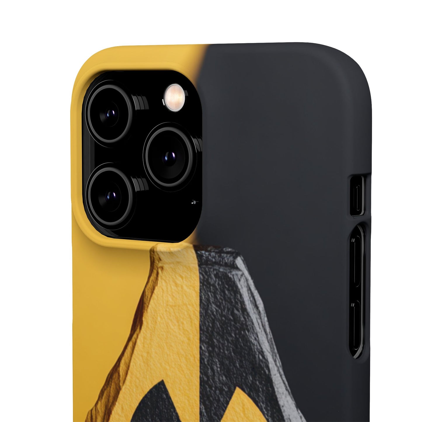 Bold Graphic Snap Case, Radiation Symbol Phone Cover, Trendy Phone Accessory, Unique Gift for Tech Lovers, Stylish Mobile Case
