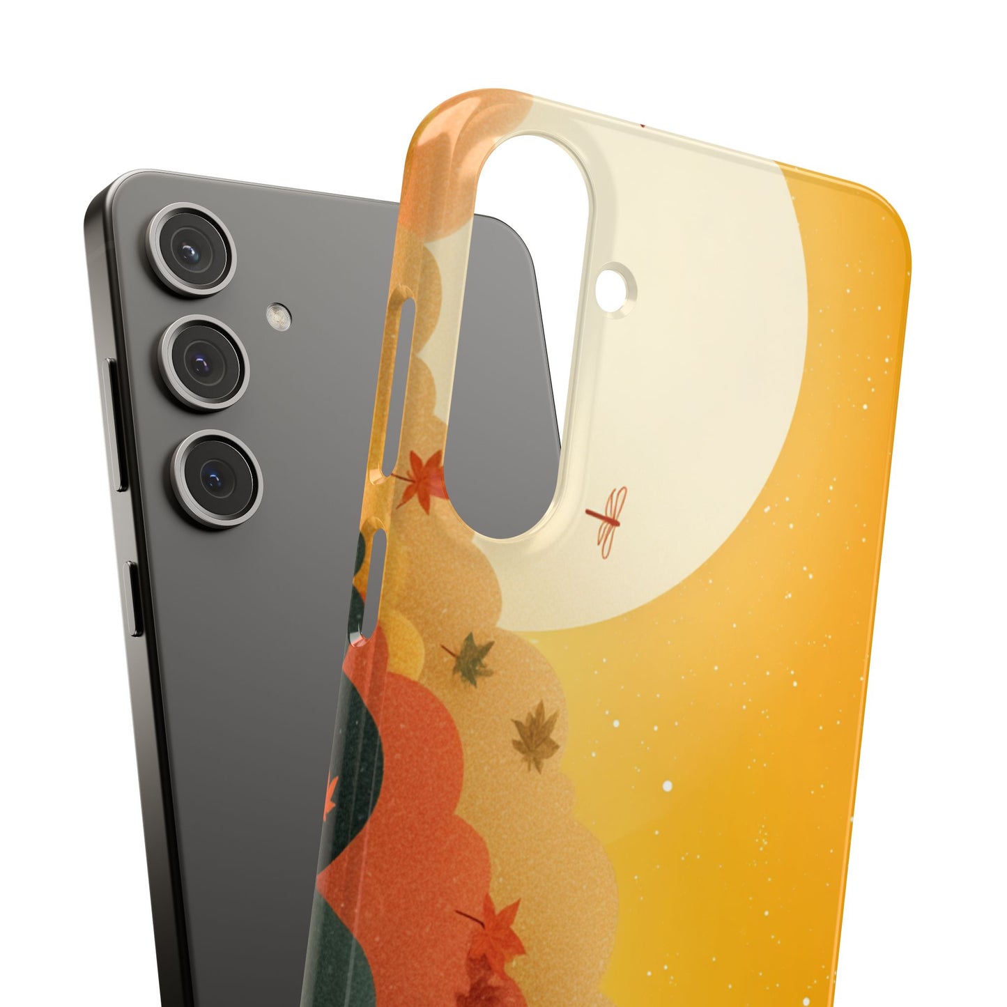 Autumn Sunset Snap Case, Fall Phone Cover, Nature-Themed Accessory, Gift for Her, Seasonal Aesthetic