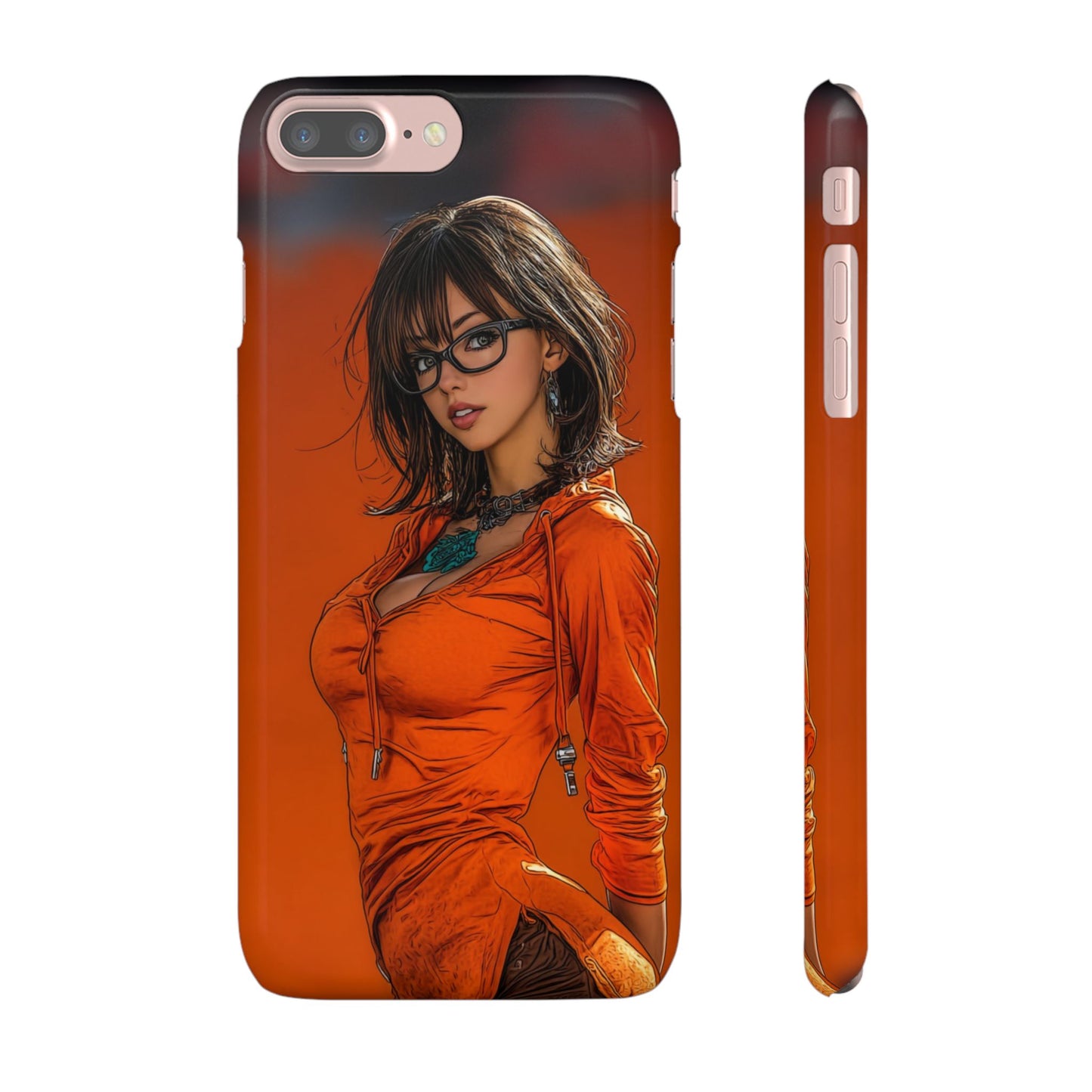 Velma Dinkley Cleveland Browns Fan Snap Cases, Phone Cover, Cartoon Style Art, Custom Case, Protective Shell