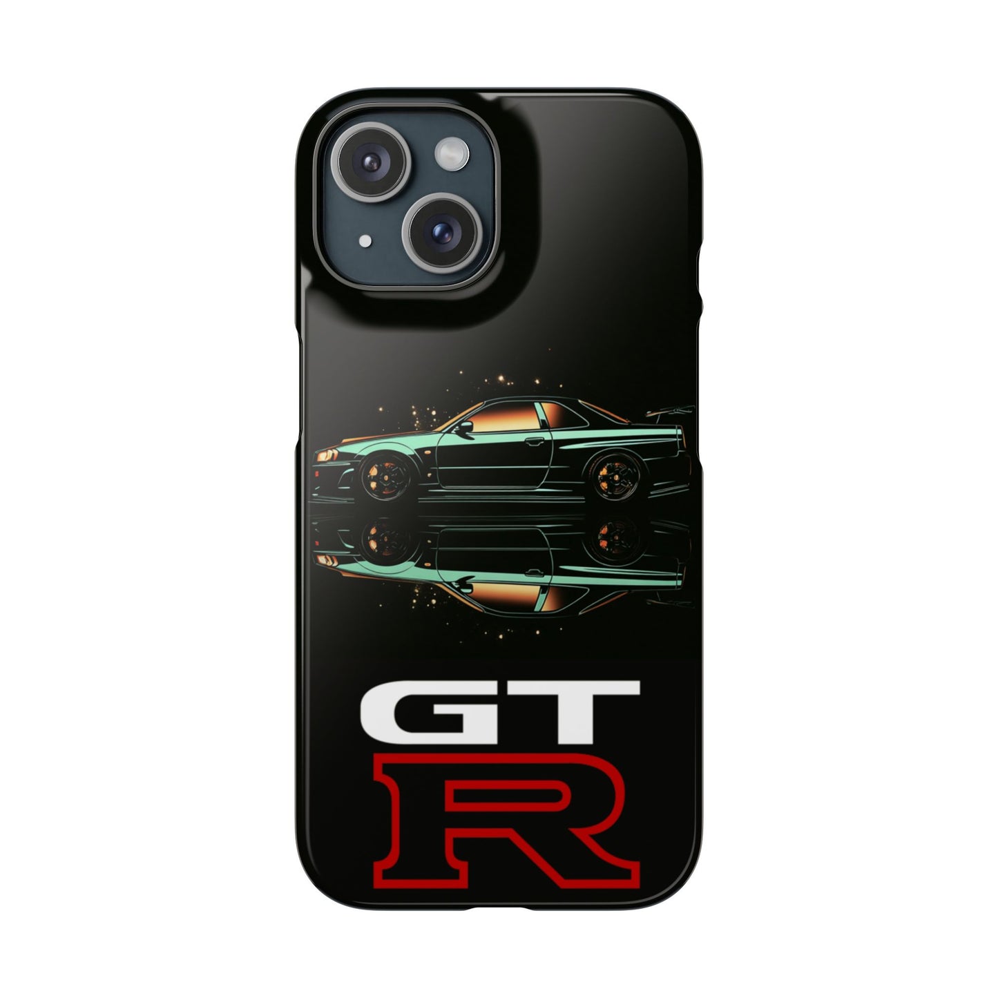 Green Skyleine R34 GTR Art Snap Case and Protective Phone Cover For iPhone and Samsung