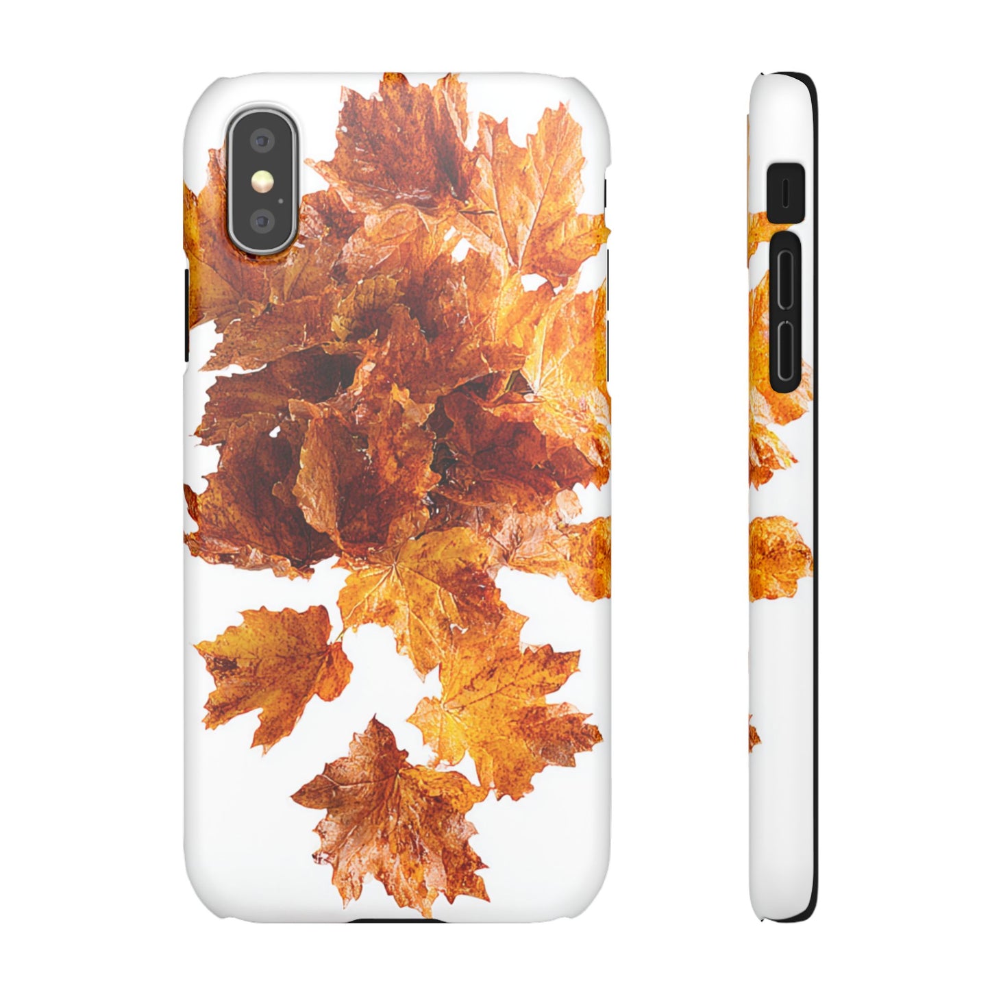 Autumn Leaf Phone Case | Fall Snap Cases, Phone Accessories, Nature Lover Gift, Seasonal Decor, Cozy Fall Vibes