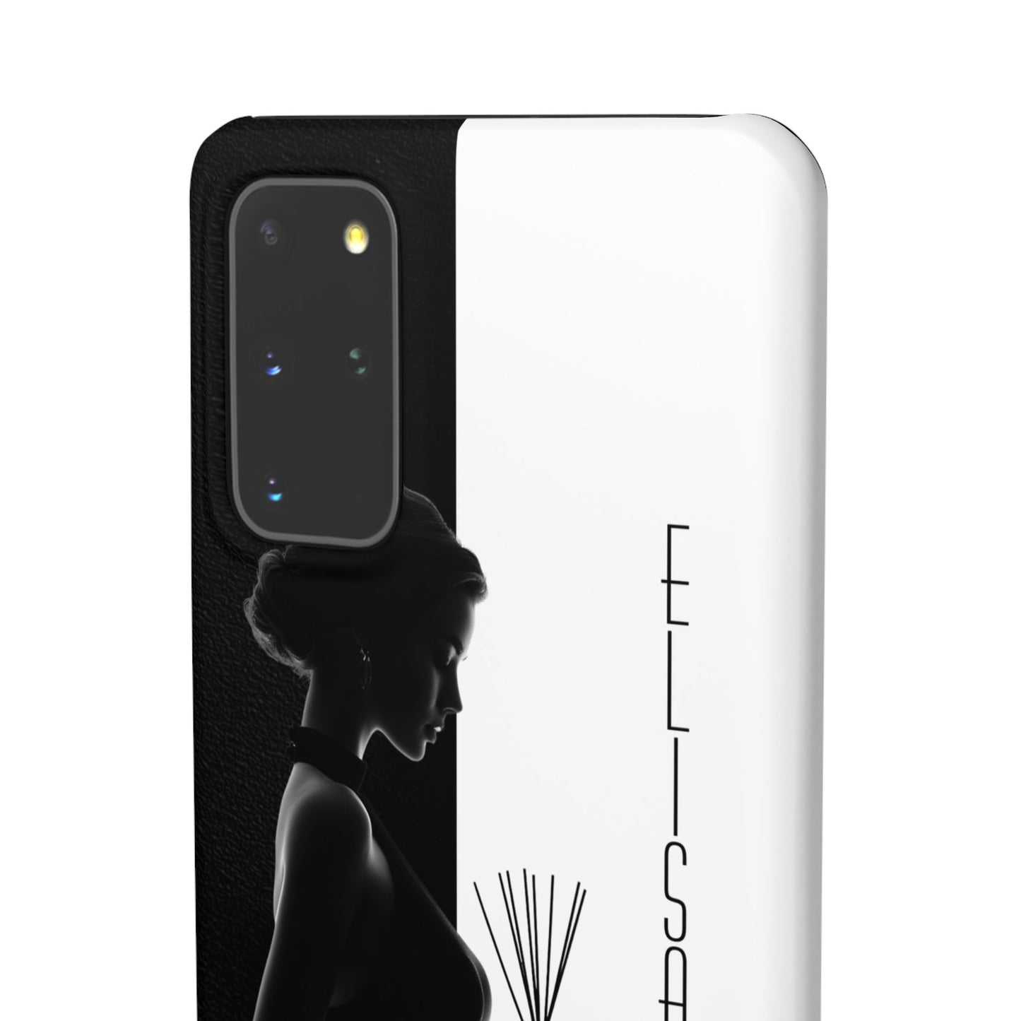 Custom Black and White Snap Case for Women Phone Cover for iPhone and Samsung