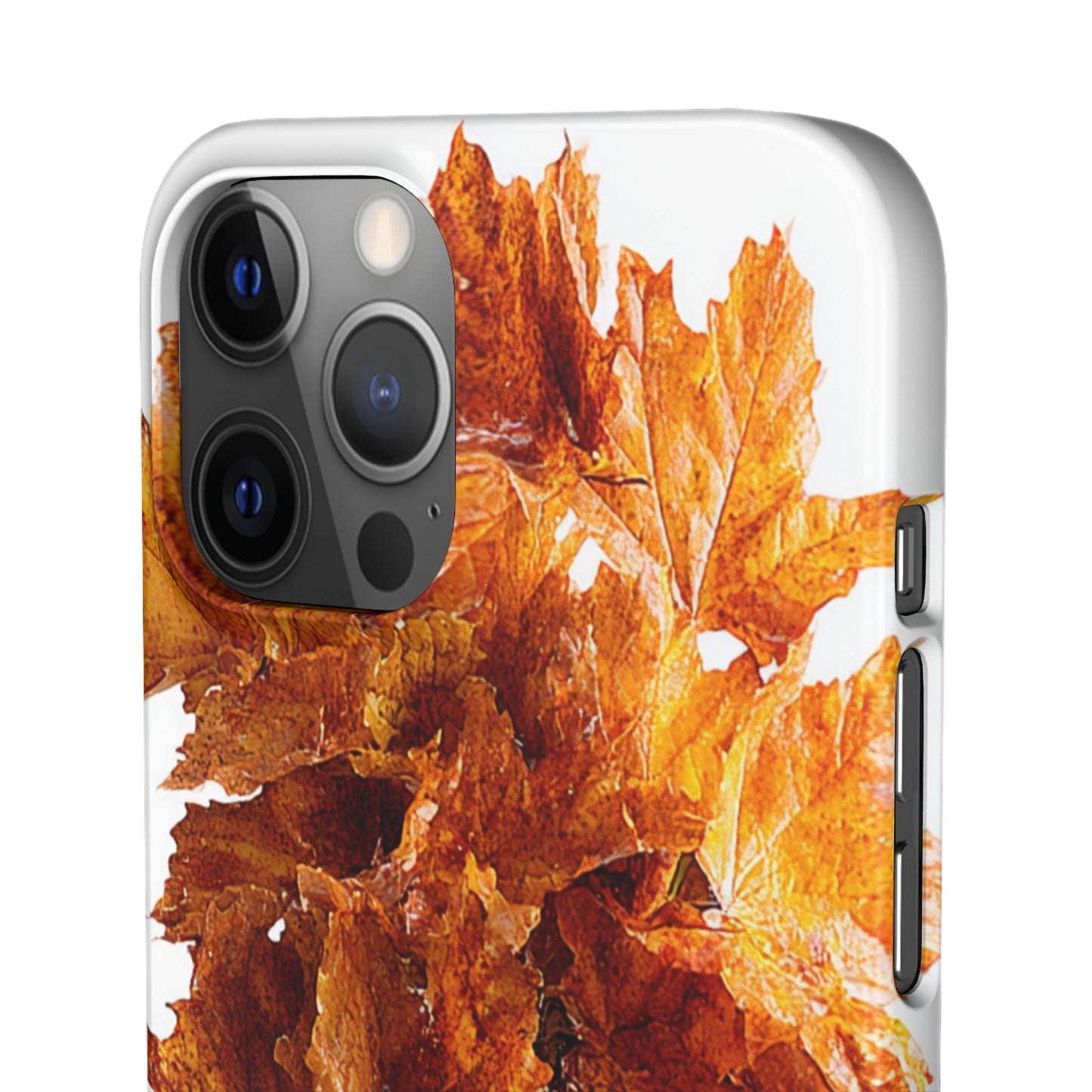 Autumn Leaf Phone Case | Fall Snap Cases, Phone Accessories, Nature Lover Gift, Seasonal Decor, Cozy Fall Vibes