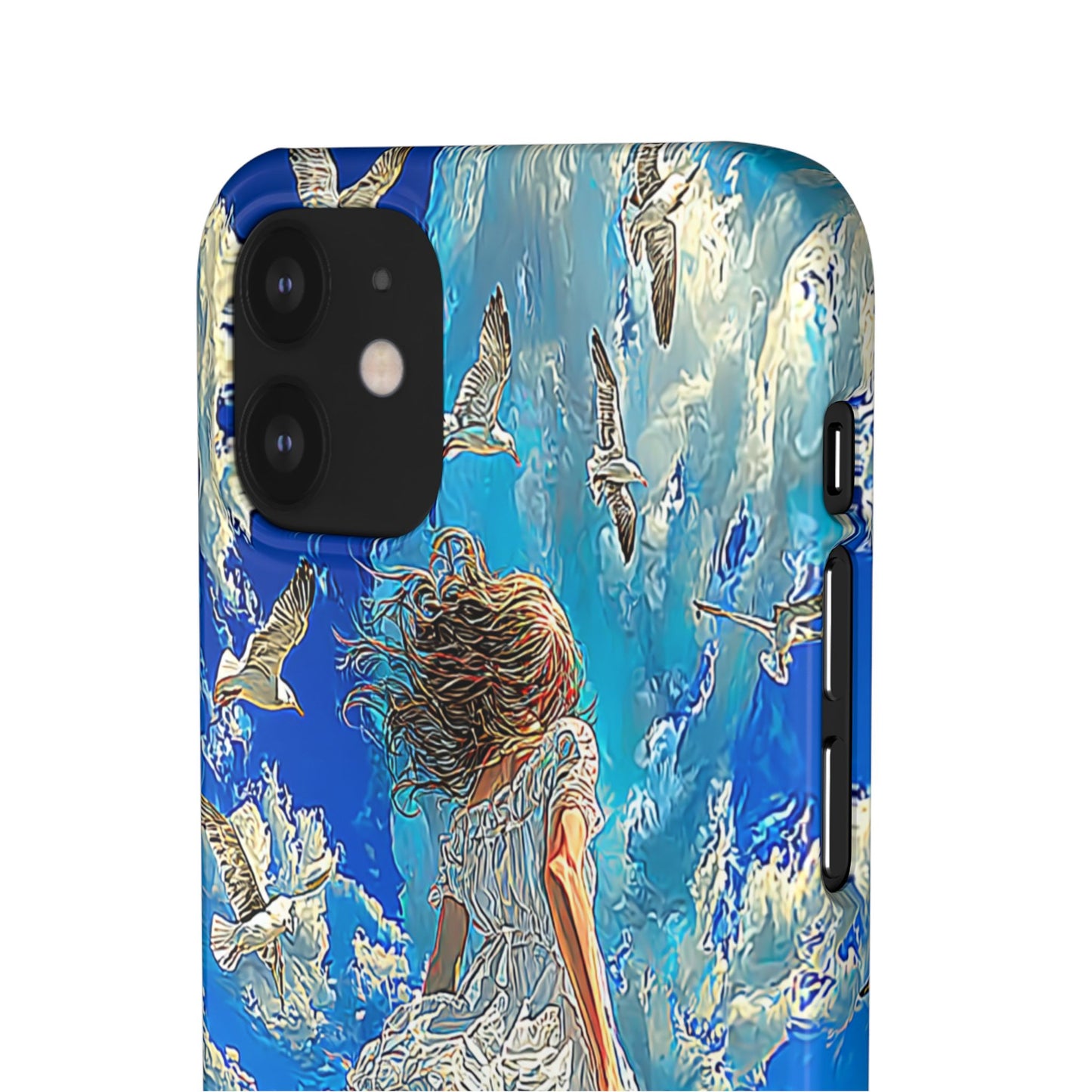 Dreamy Seaside Snap Case, Ocean Waves Phone Cover, Summer Vibe Gift, Cute Aesthetic Accessory, Beach Lover Case