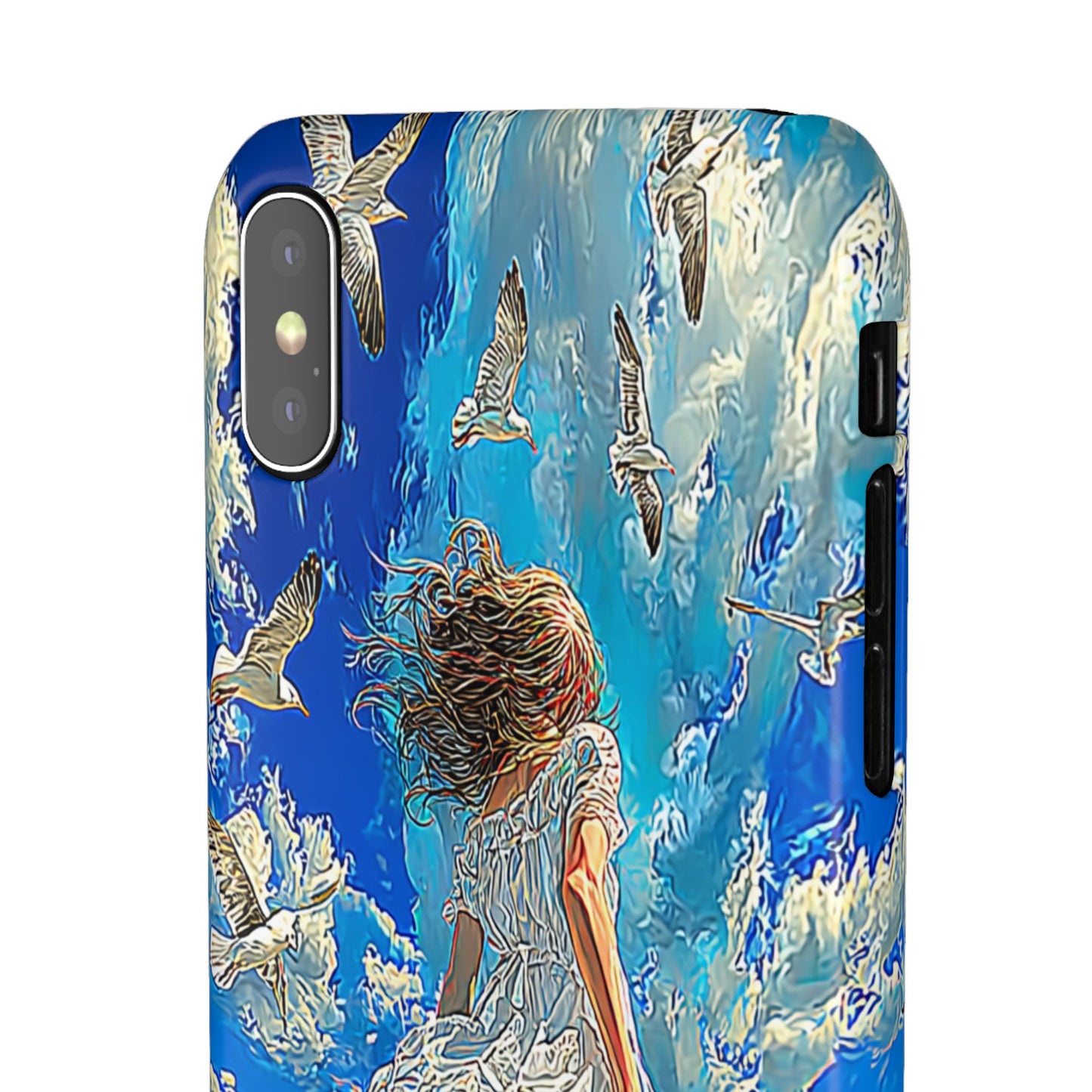 Dreamy Seaside Snap Case, Ocean Waves Phone Cover, Summer Vibe Gift, Cute Aesthetic Accessory, Beach Lover Case
