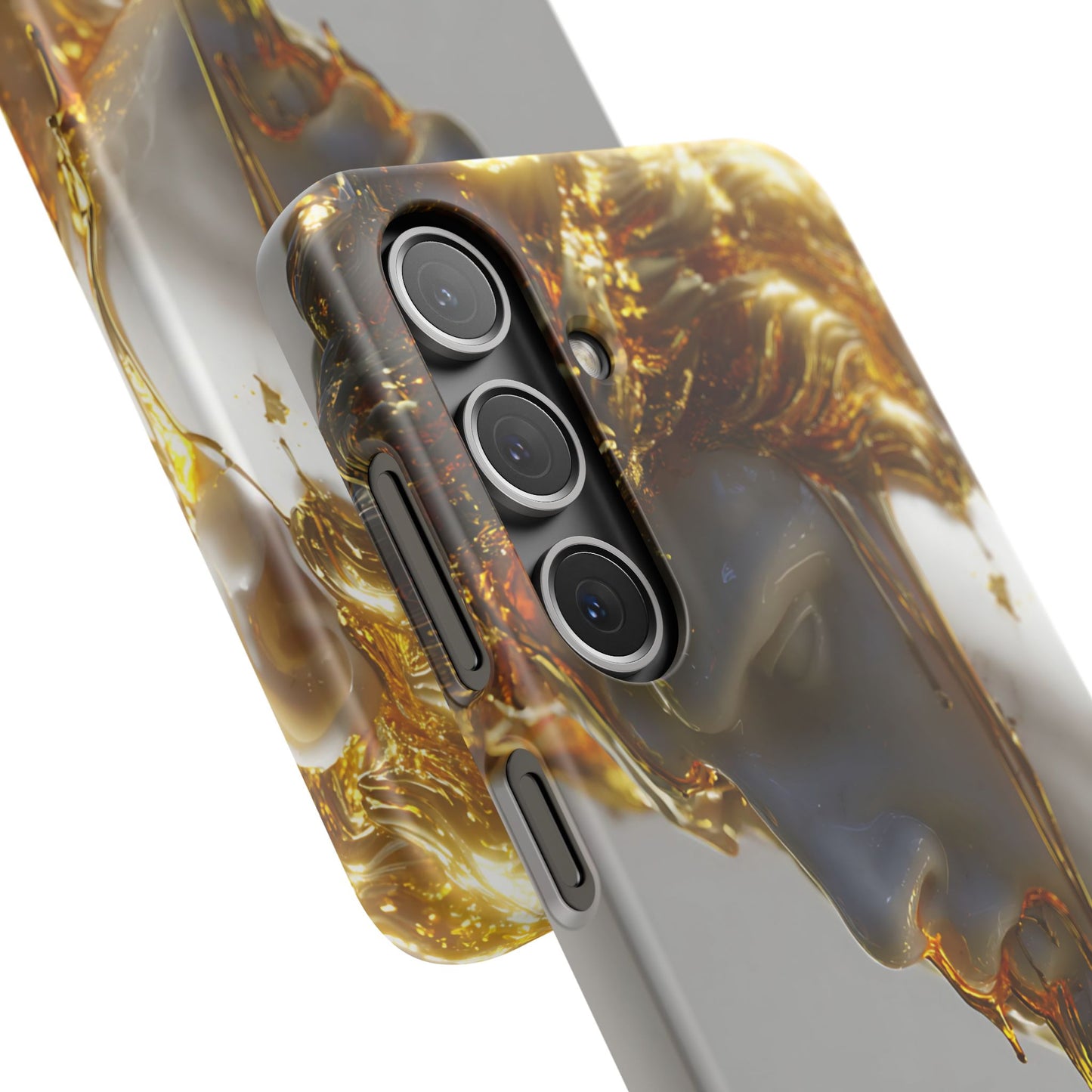 Gold Goddess Art Snap Case, Artistic Phone Cover, Unique Phone Accessory, Gift for Art Lovers, Stylish Protection