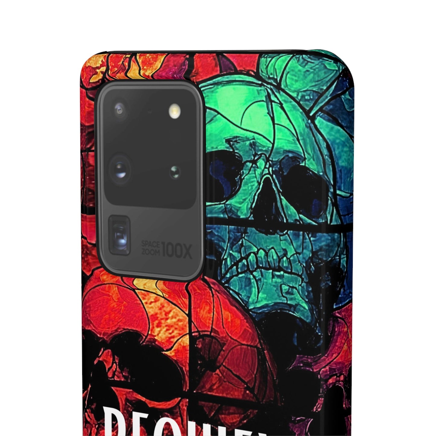 Halloween Custom Requiem Skull Snap Case Phone Cover for iPhone and Samsung