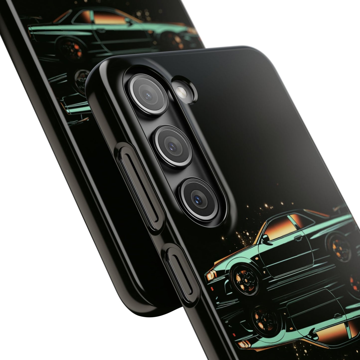 Green Skyleine R34 GTR Art Snap Case and Protective Phone Cover For iPhone and Samsung