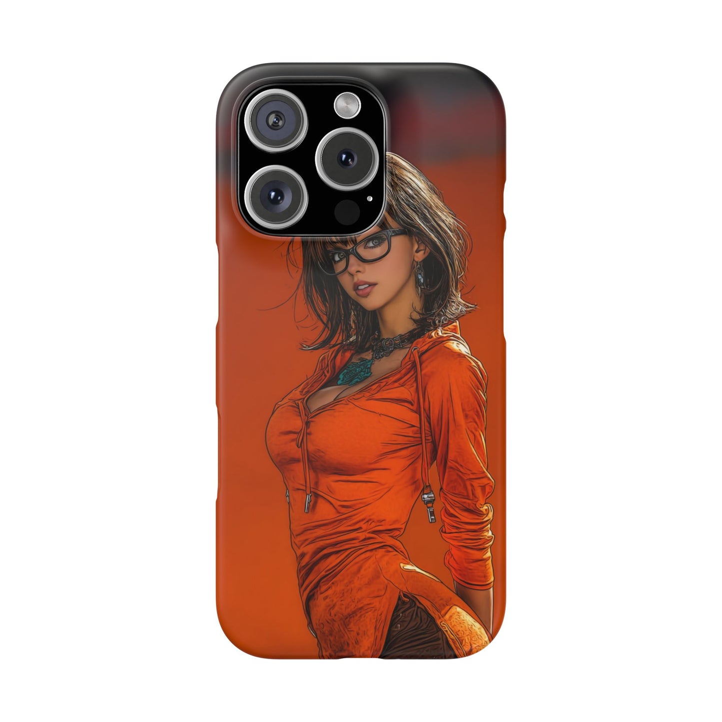Velma Dinkley Cleveland Browns Fan Snap Cases, Phone Cover, Cartoon Style Art, Custom Case, Protective Shell