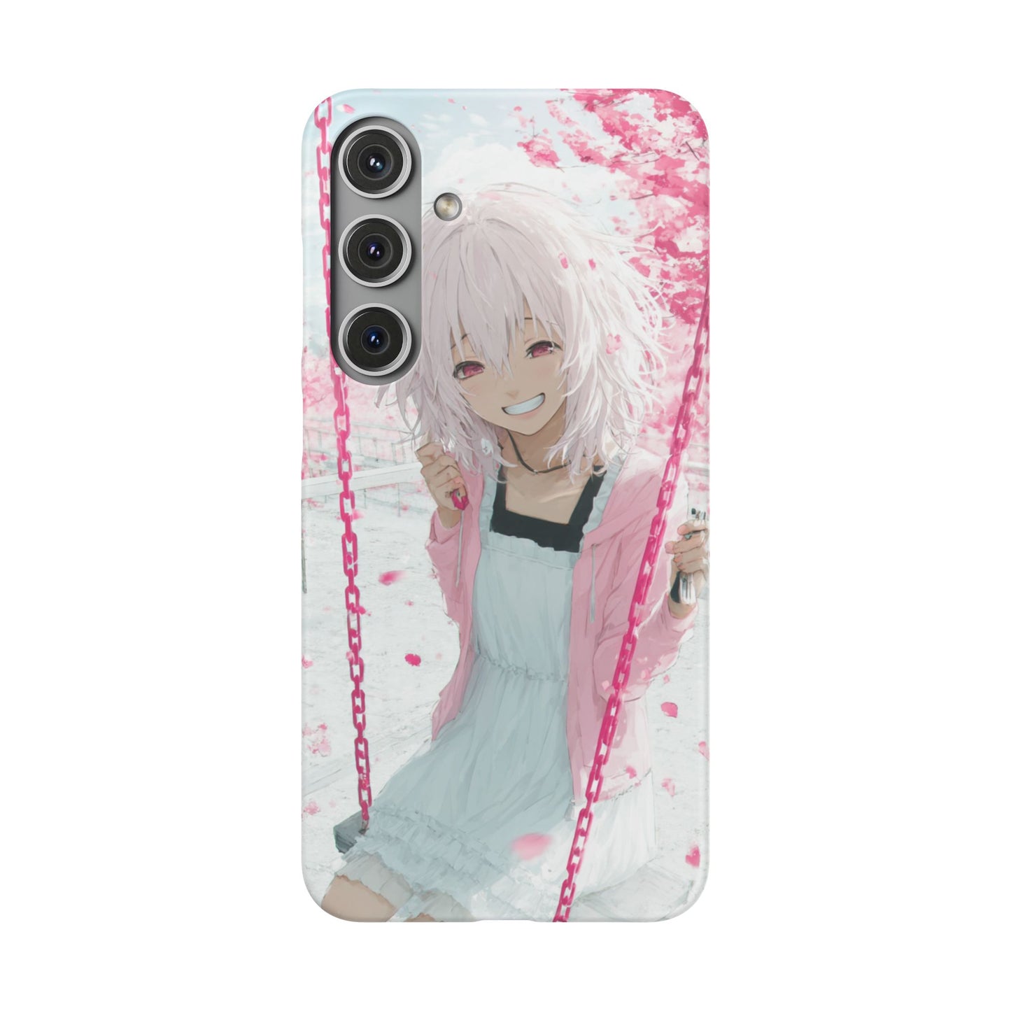 Anime Character Snap Cases for Phone, Cute Aesthetic Phone Cover, Gifts for Otaku, Floral Design, Unique Phone Cases