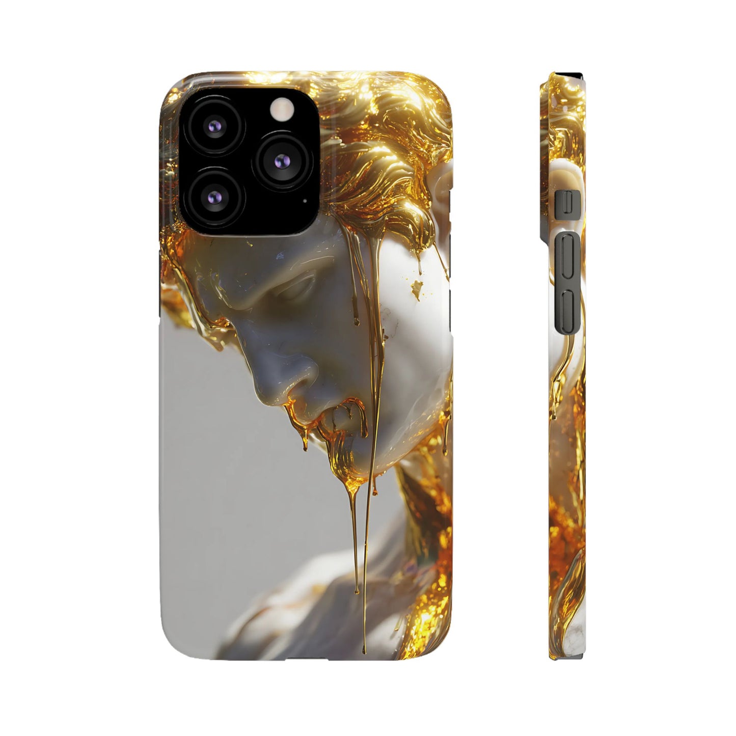 Gold Goddess Art Snap Case, Artistic Phone Cover, Unique Phone Accessory, Gift for Art Lovers, Stylish Protection