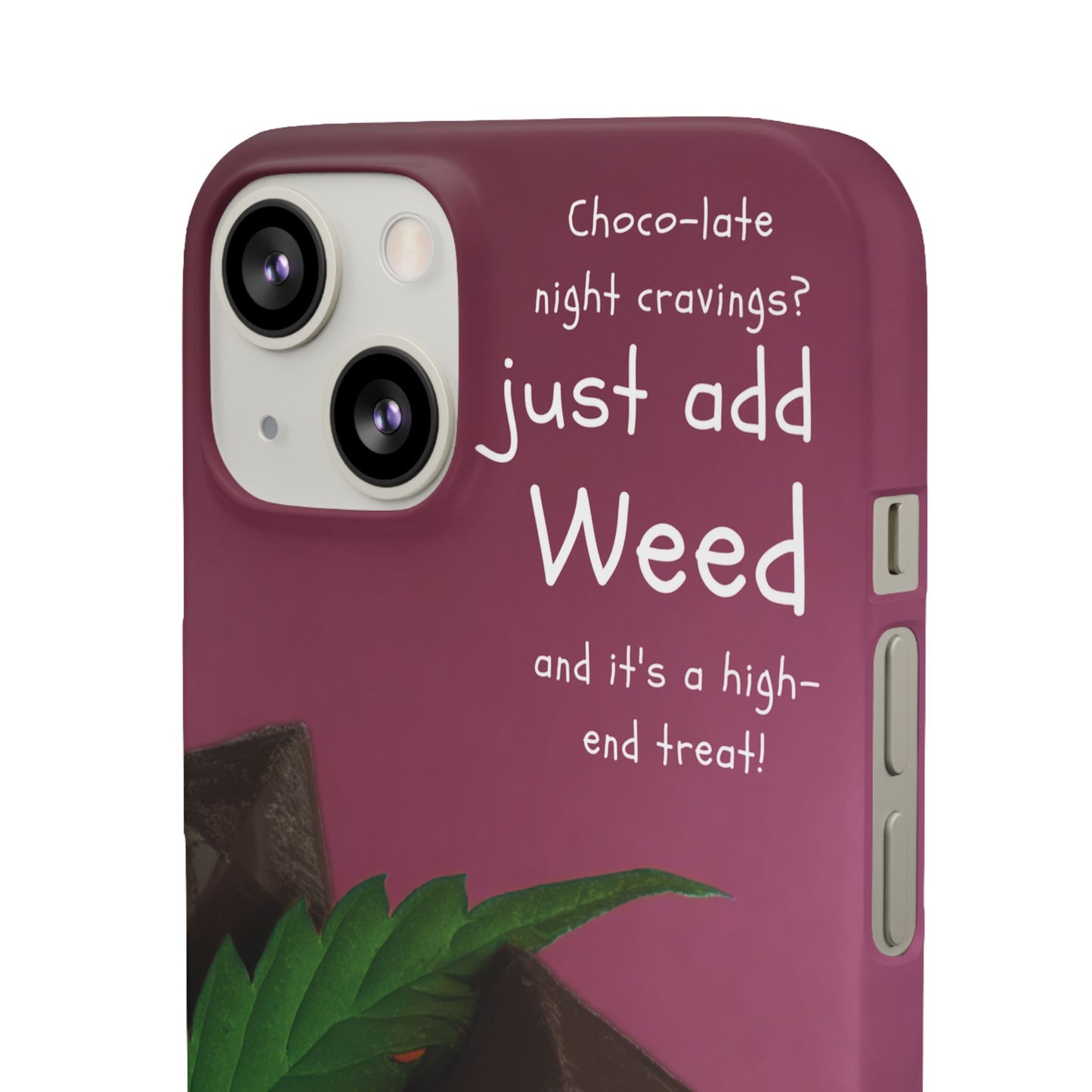 High-End Treat Snap Cases for Weed Enthusiasts Iphone and Samsung Phone Cover