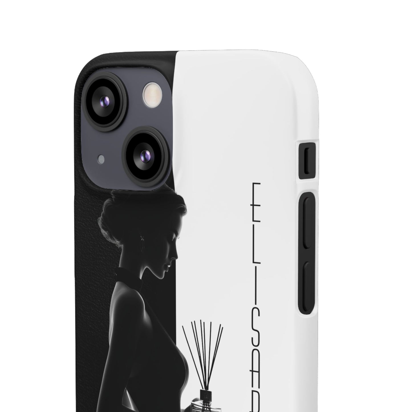 Custom Black and White Snap Case for Women Phone Cover for iPhone and Samsung