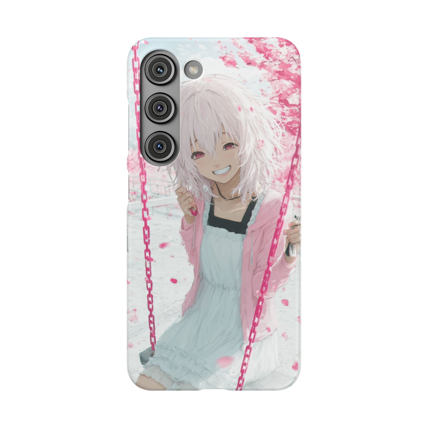 Anime Character Snap Cases for Phone, Cute Aesthetic Phone Cover, Gifts for Otaku, Floral Design, Unique Phone Cases
