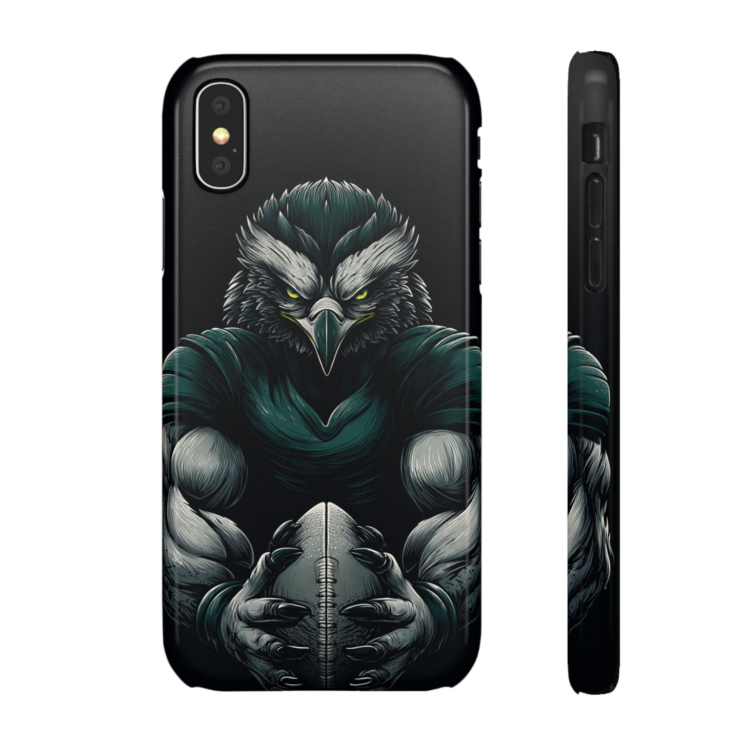 Philadelphia Eagles Art Snap Case, NFL Phone Cover, Sports Fan Gift, Football Team Accessories, Protective Cell Phone Shell