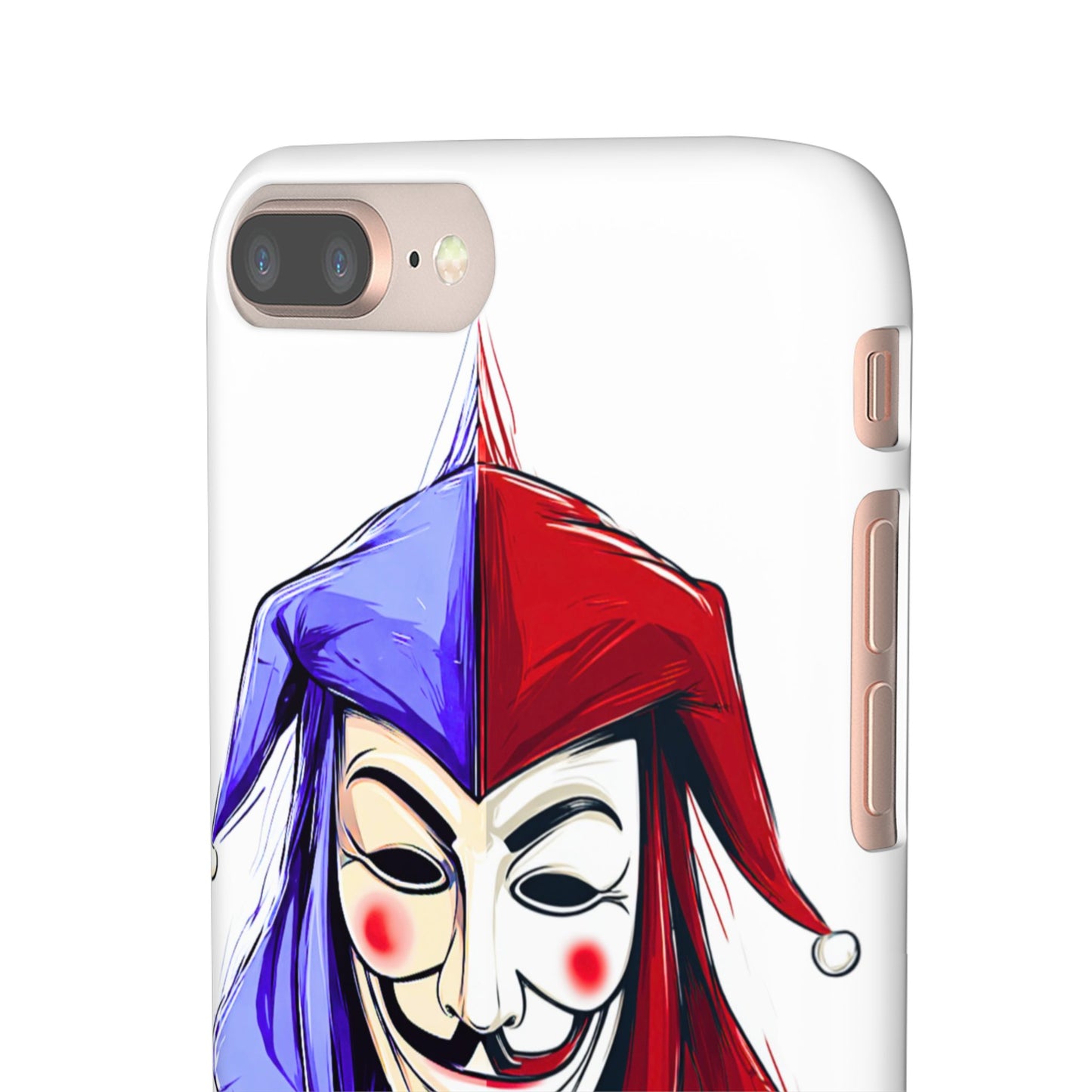 Joker & Anonimous Reunited Guy Fawkes Art Snap Case and Protective Phone Cover For iPhone and Samsung