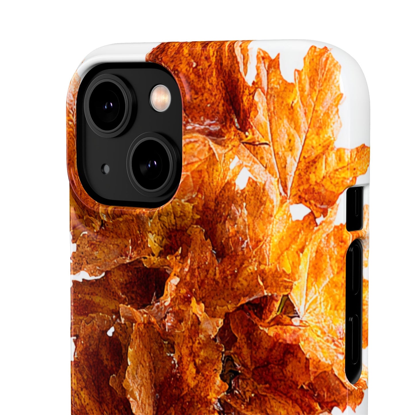 Autumn Leaf Phone Case | Fall Snap Cases, Phone Accessories, Nature Lover Gift, Seasonal Decor, Cozy Fall Vibes
