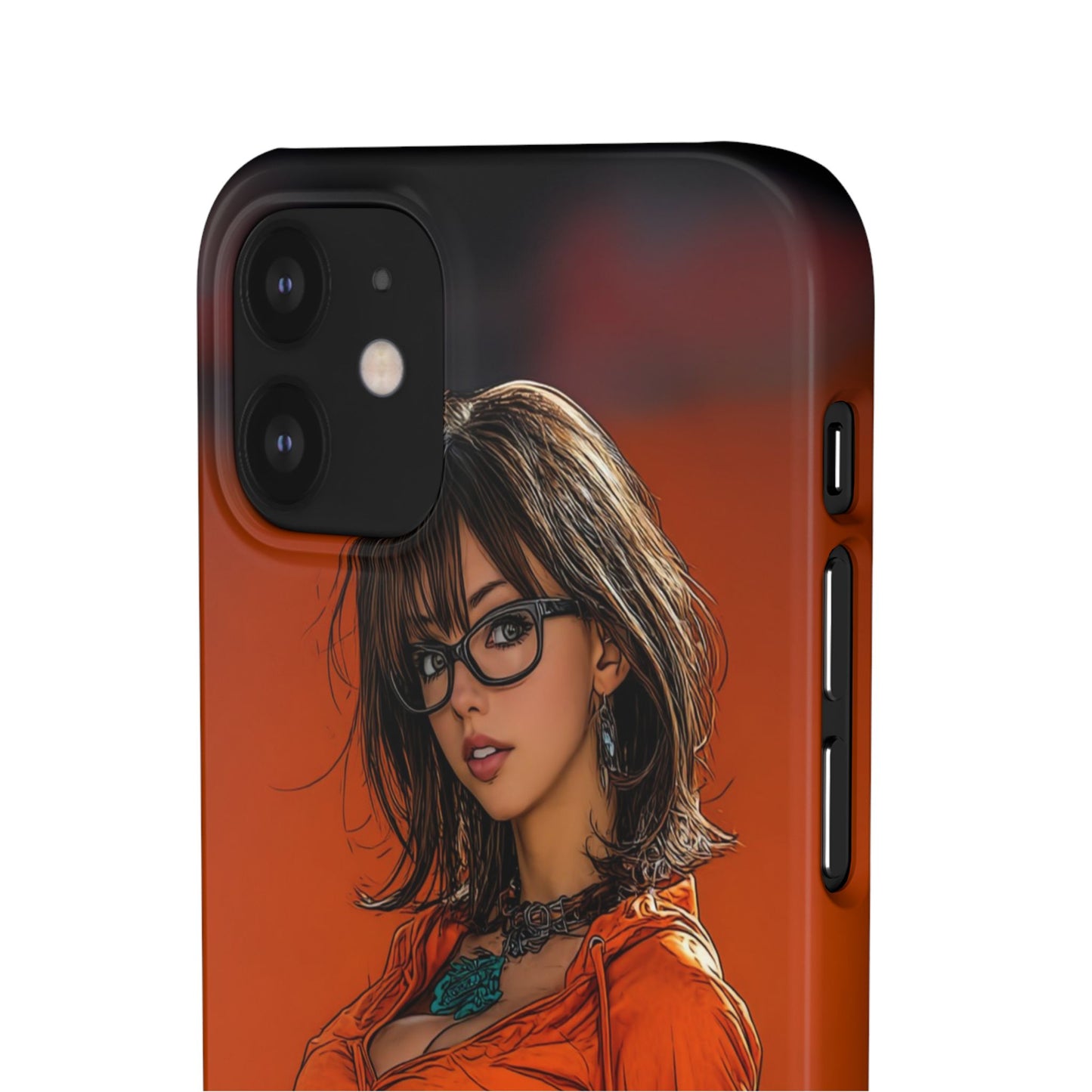 Velma Dinkley Cleveland Browns Fan Snap Cases, Phone Cover, Cartoon Style Art, Custom Case, Protective Shell