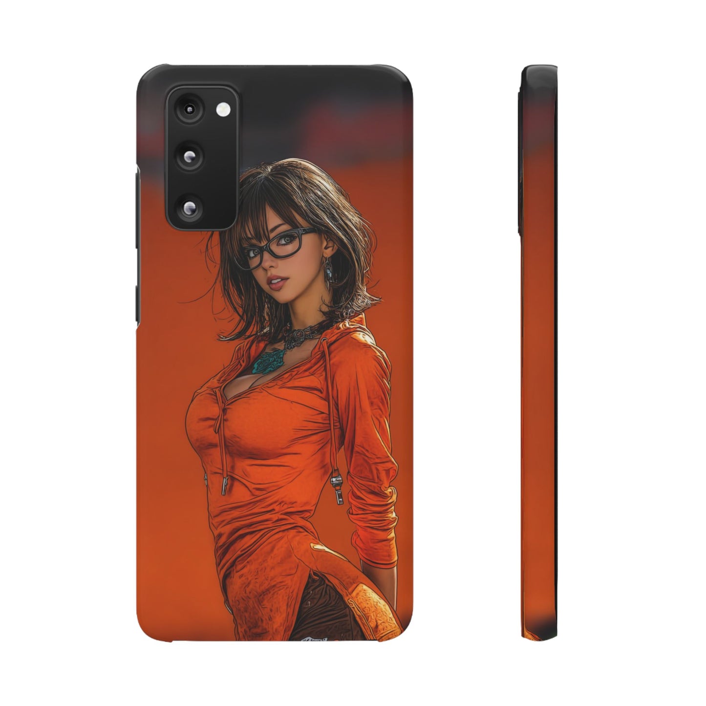 Velma Dinkley Cleveland Browns Fan Snap Cases, Phone Cover, Cartoon Style Art, Custom Case, Protective Shell