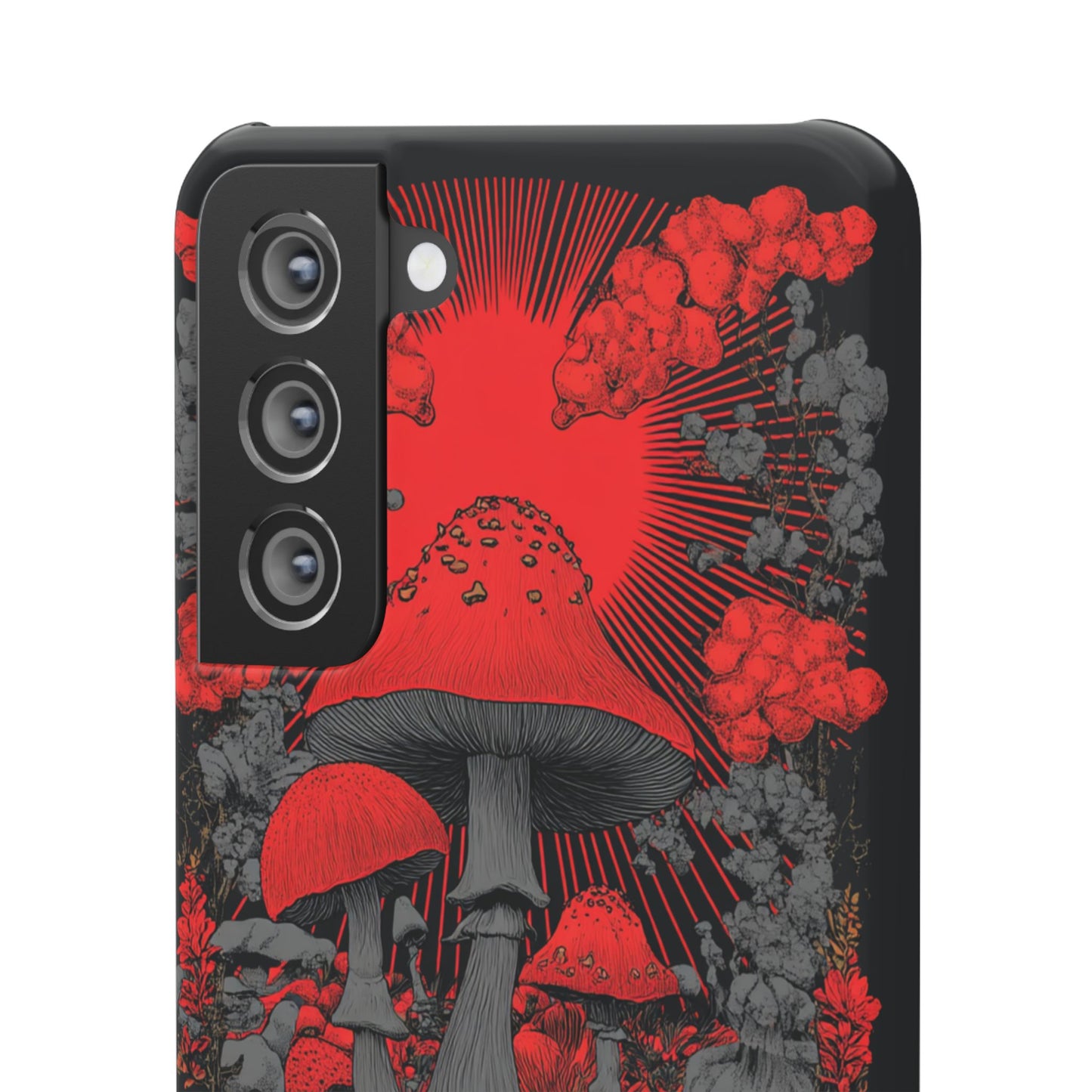 Fantasy Mushroom Snap Case Custom Phone Cover for iPhone and Samsung Mate and Glossy Avvialable