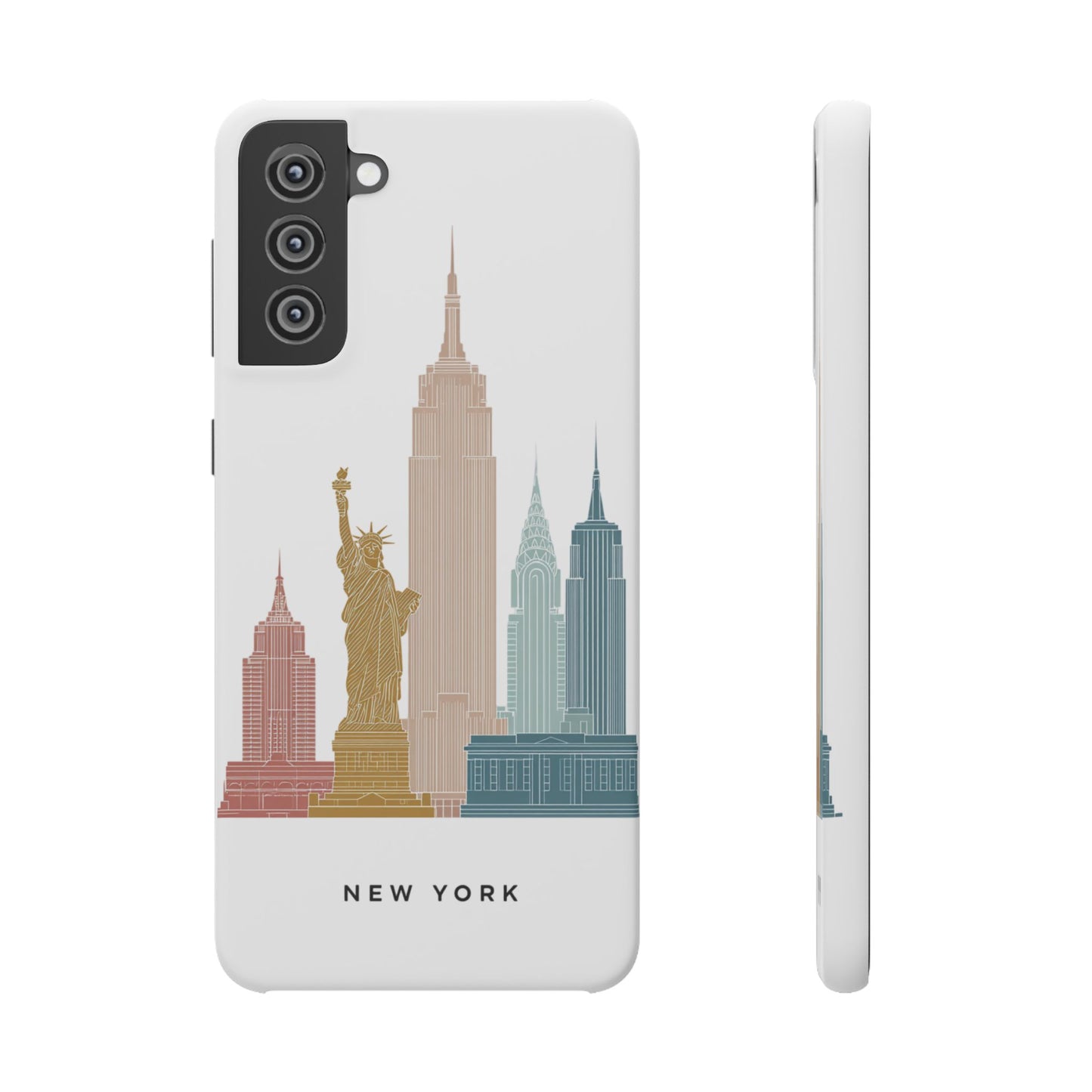 Stylish New York Snap Case, Urban Phone Cover, Cityscape Phone Case, Gift for Travelers, Trendy Protective Case