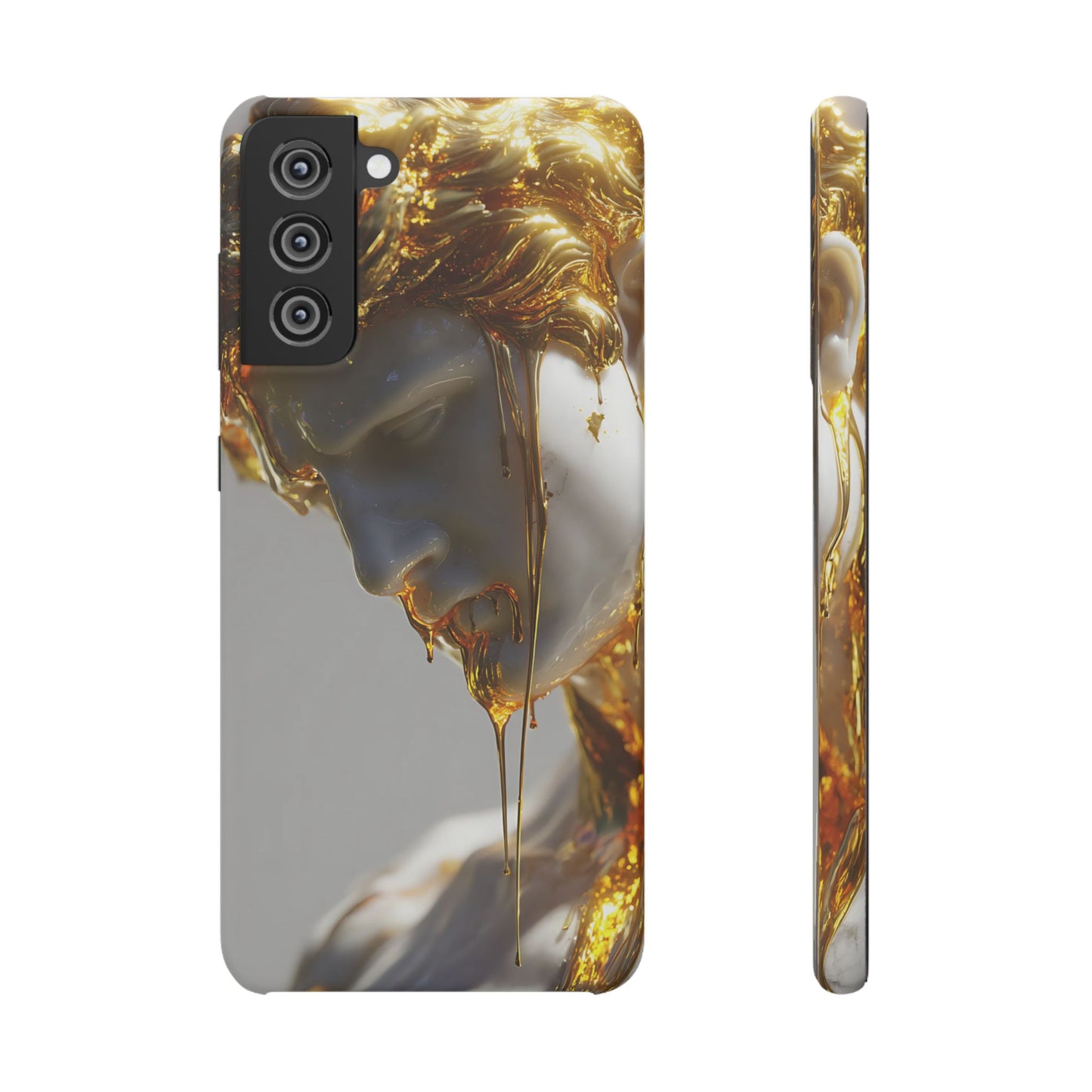 Gold Goddess Art Snap Case, Artistic Phone Cover, Unique Phone Accessory, Gift for Art Lovers, Stylish Protection
