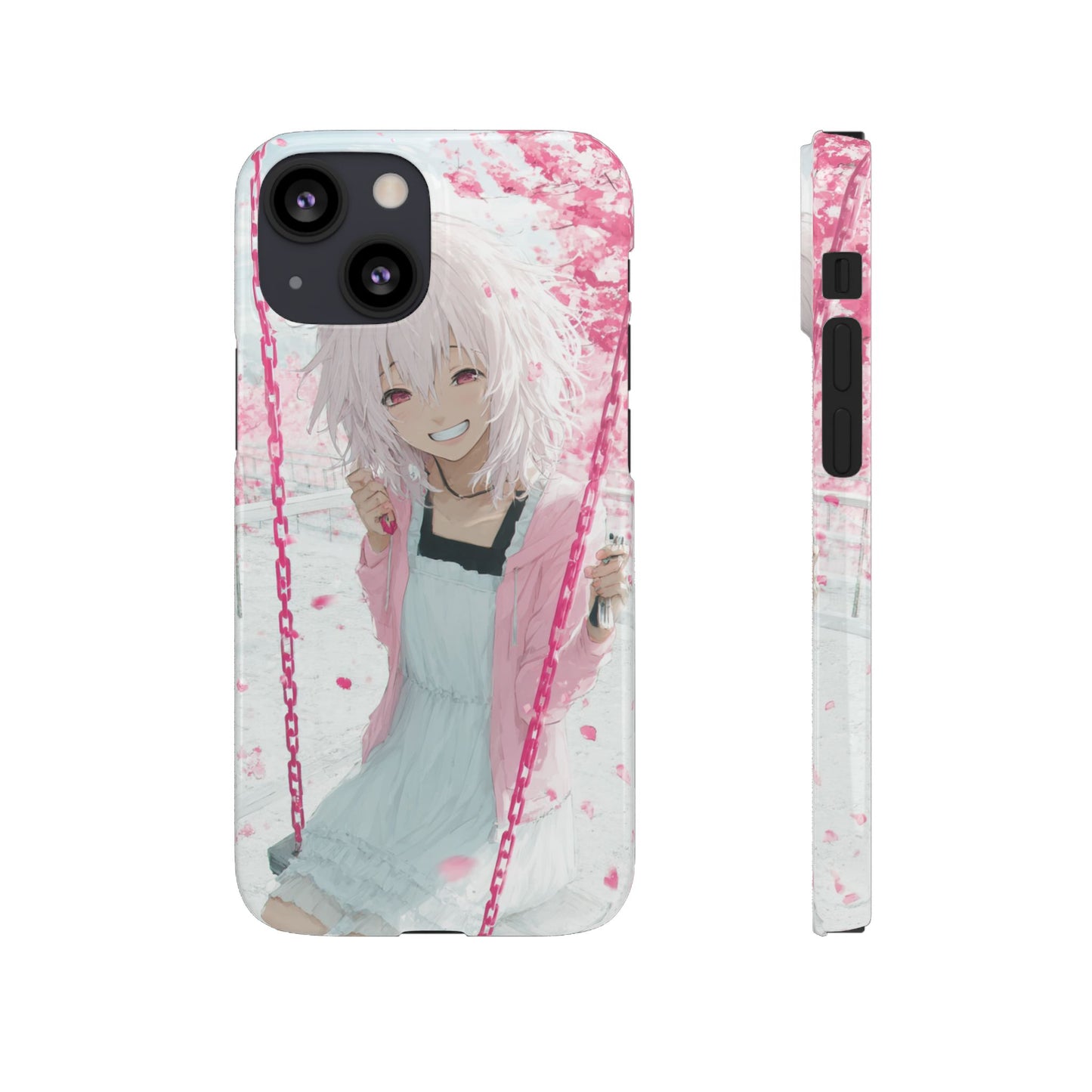 Anime Character Snap Cases for Phone, Cute Aesthetic Phone Cover, Gifts for Otaku, Floral Design, Unique Phone Cases