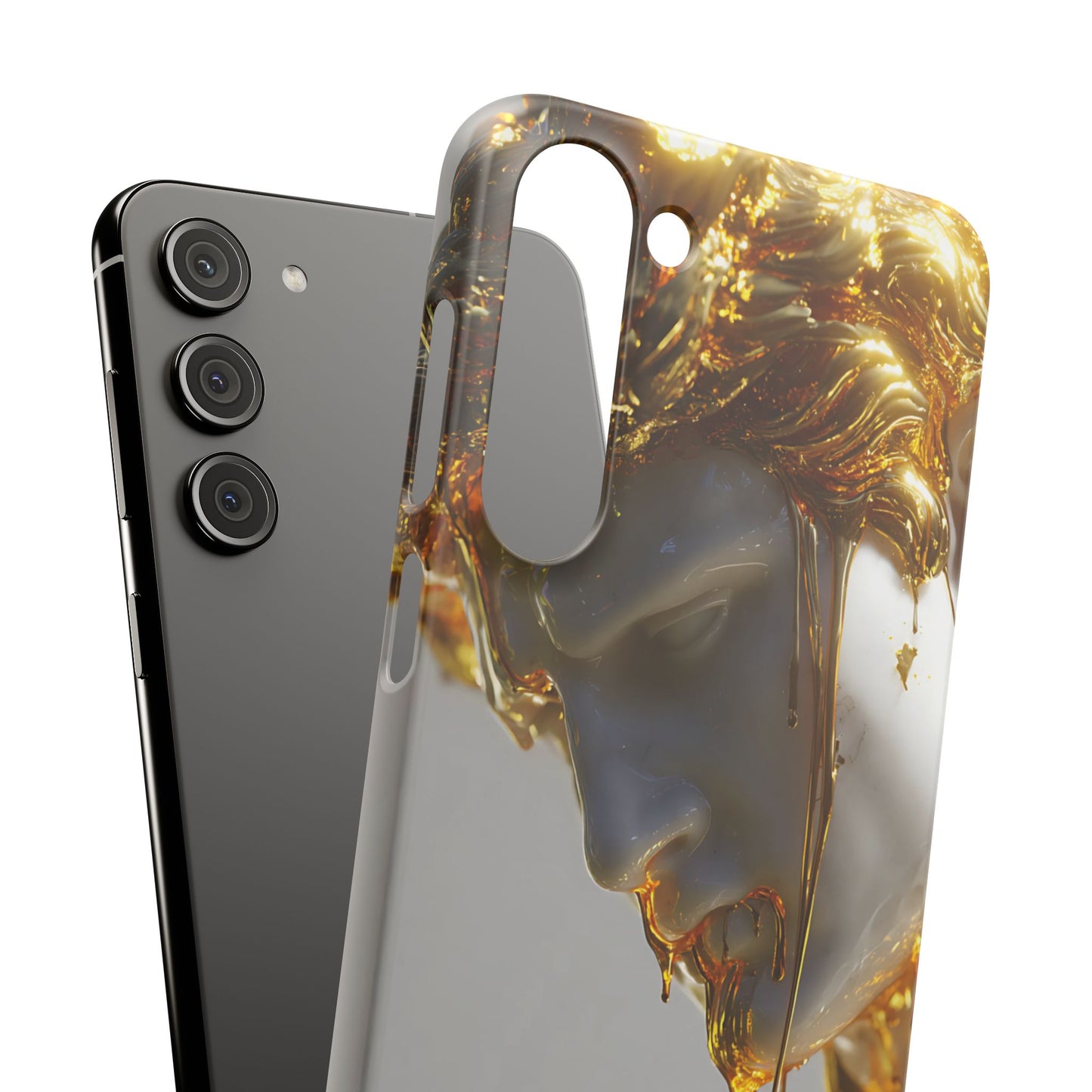 Gold Goddess Art Snap Case, Artistic Phone Cover, Unique Phone Accessory, Gift for Art Lovers, Stylish Protection
