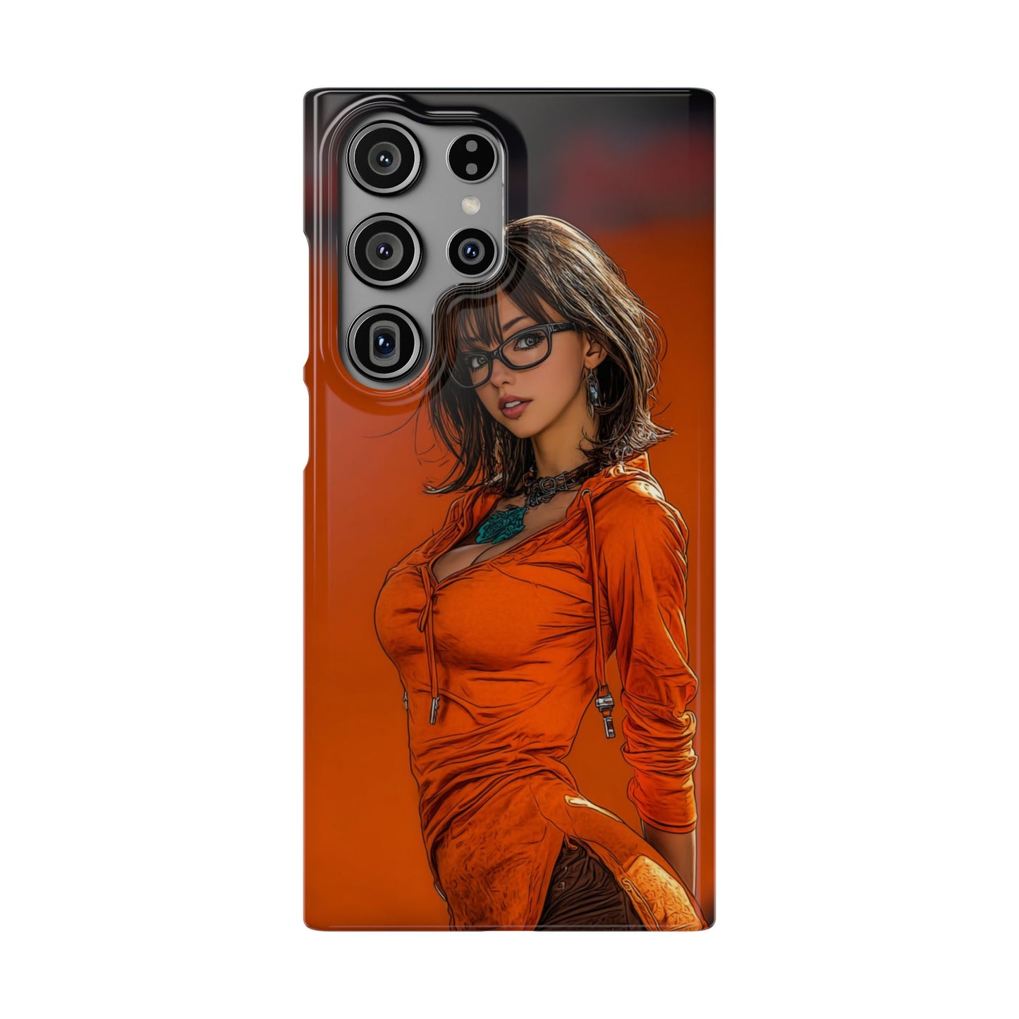Velma Dinkley Cleveland Browns Fan Snap Cases, Phone Cover, Cartoon Style Art, Custom Case, Protective Shell