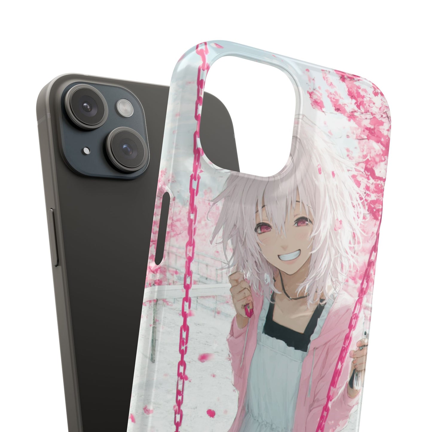 Anime Character Snap Cases for Phone, Cute Aesthetic Phone Cover, Gifts for Otaku, Floral Design, Unique Phone Cases