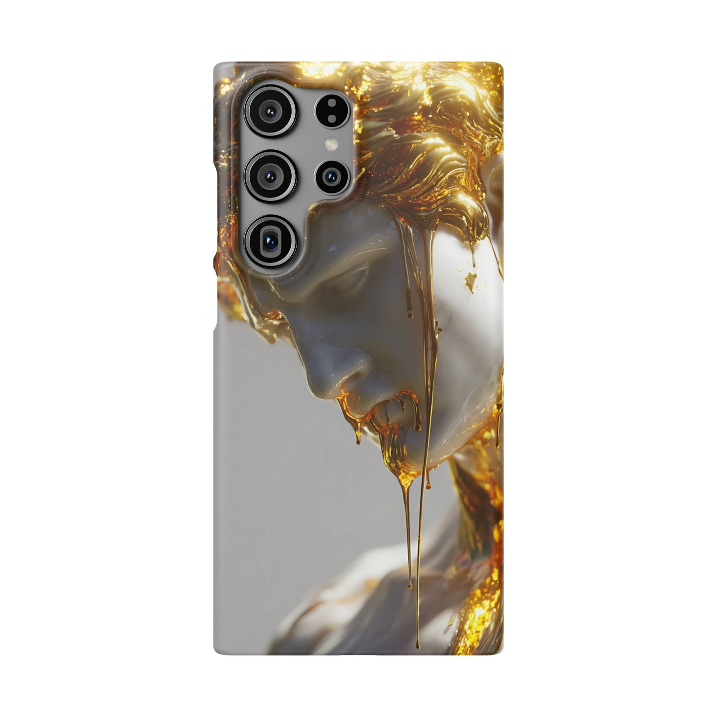 Gold Goddess Art Snap Case, Artistic Phone Cover, Unique Phone Accessory, Gift for Art Lovers, Stylish Protection